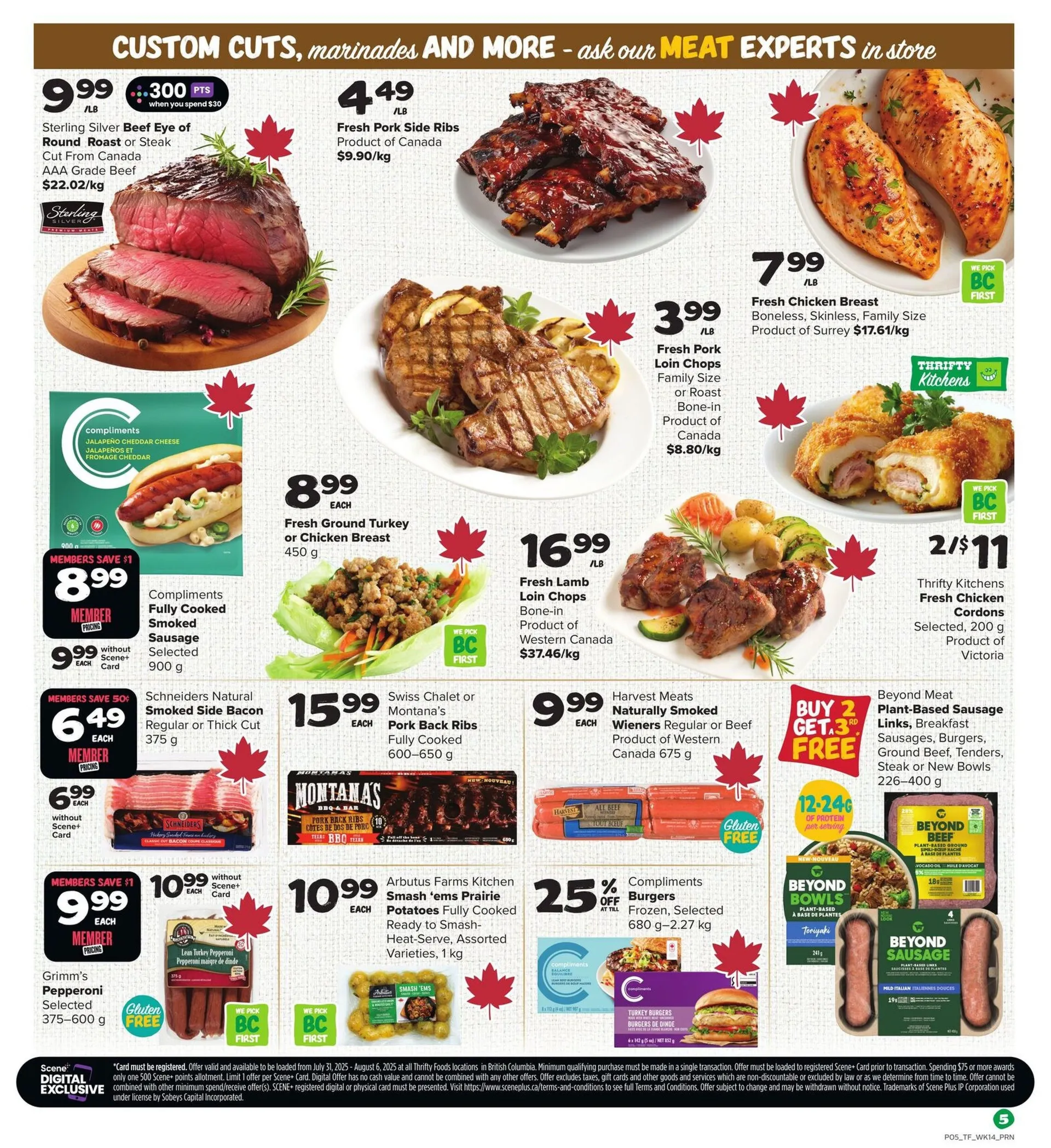 Thrifty Foods Sales from July 31 to August 6 2025 - flyer page 7