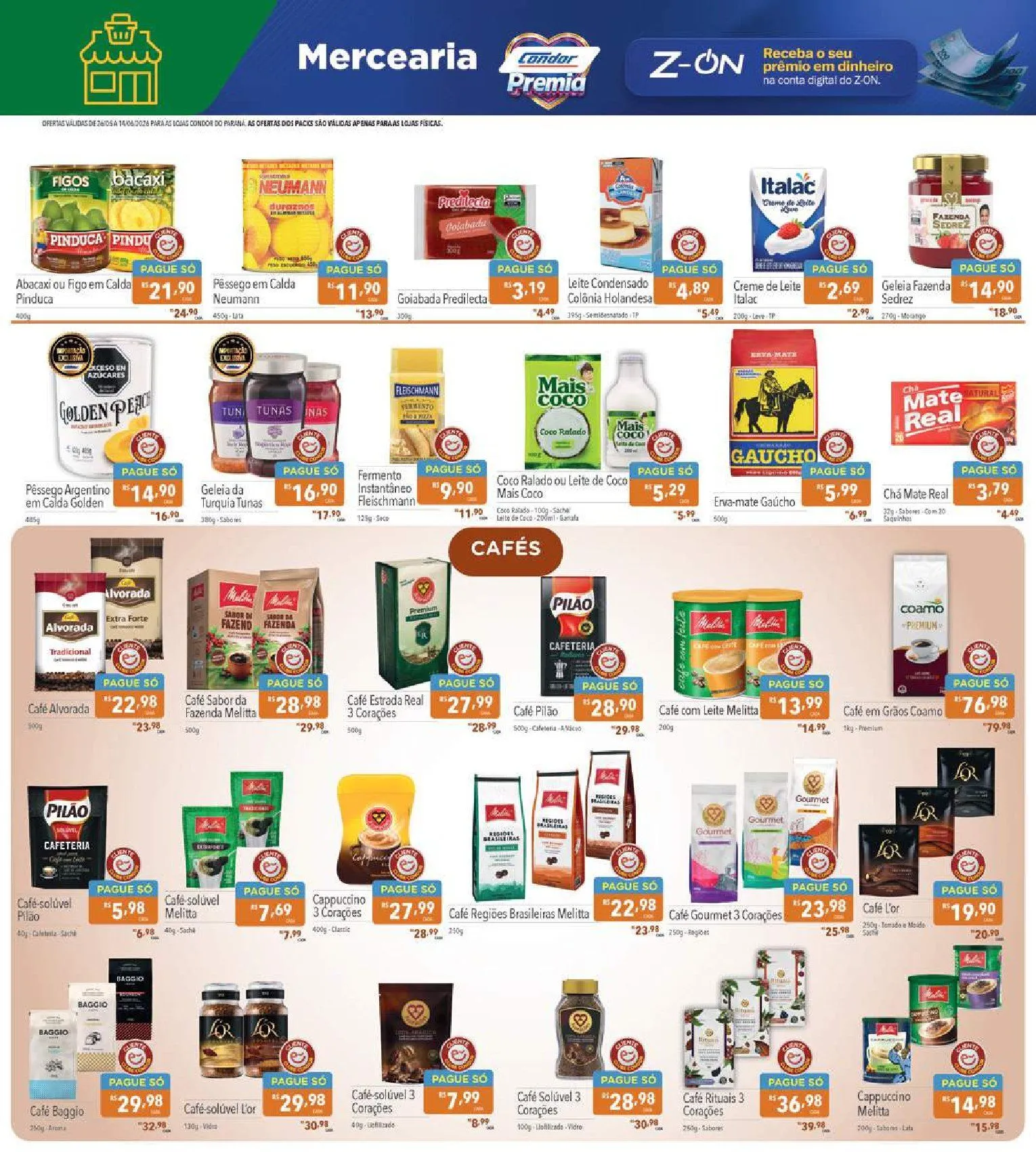 Encarte de Folhetos Supermercados Condor  26 de maio até 14 de junho 2026 - Pagina 7