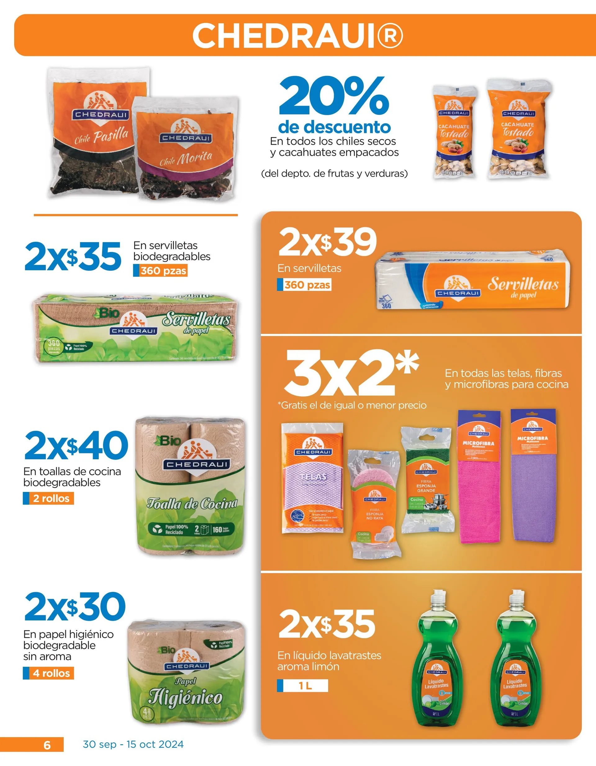 Catálogo de Últimas ofertas en marcas de Chedraui 30 de septiembre al 15 de octubre 2024 - Pagina 6