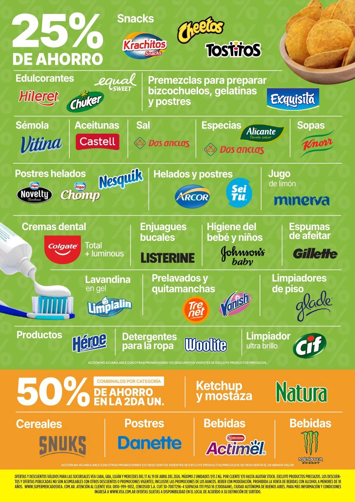 Ofertas de  Vea Ofertas 17 de abril al 19 de abril 2026 - Página 7 del catálogo