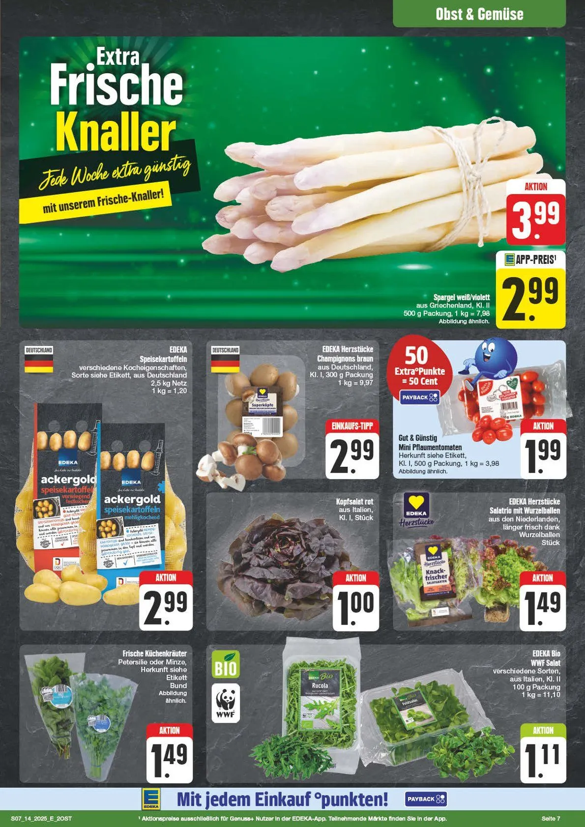 Edeka Prospekt von 31. März bis 5. April 2025 - Prospekt seite 7