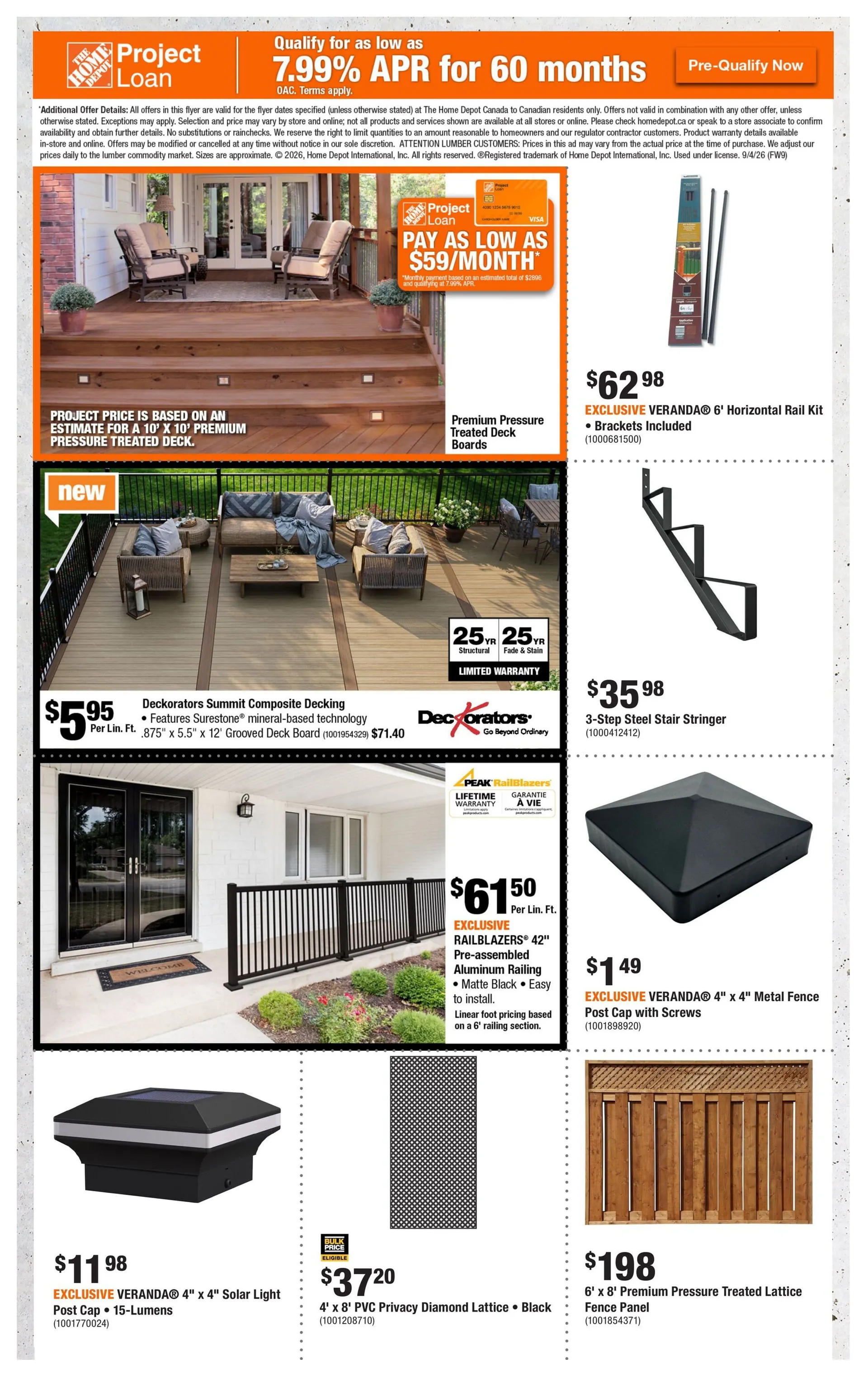 The Home Depot Sales from April 2 to April 15 2026 - flyer page 7