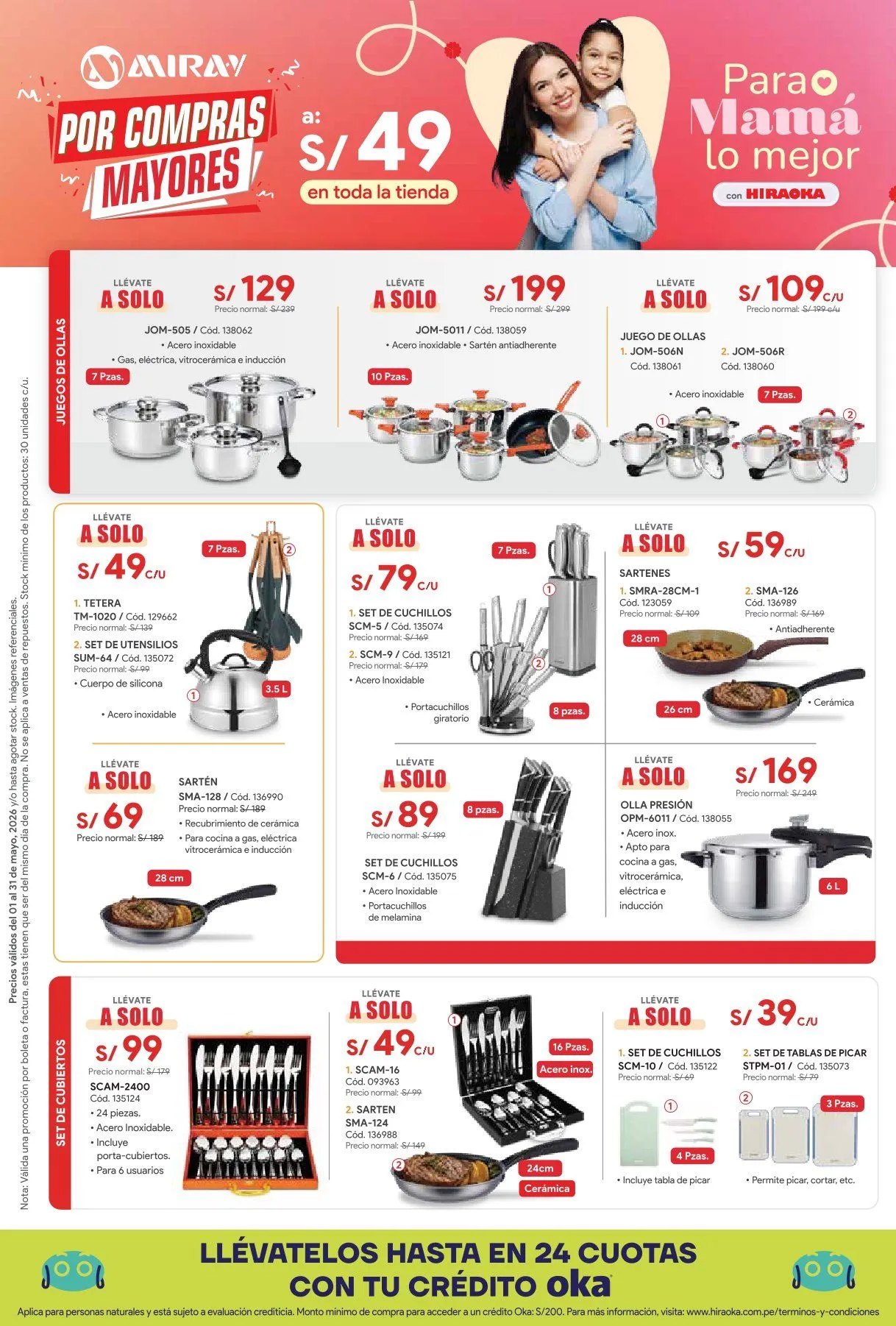 Catalogo de Hiraoka Ofertas 18 de mayo al 31 de mayo 2026 - Pag 7