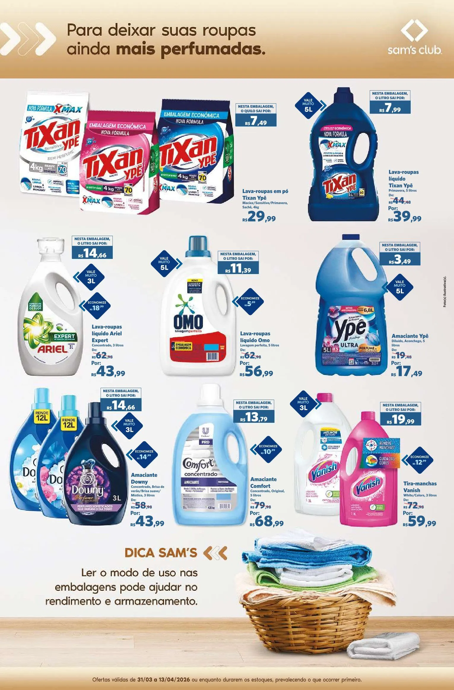 Encarte de Sam's Club 31 de março até 13 de abril 2026 - Pagina 7