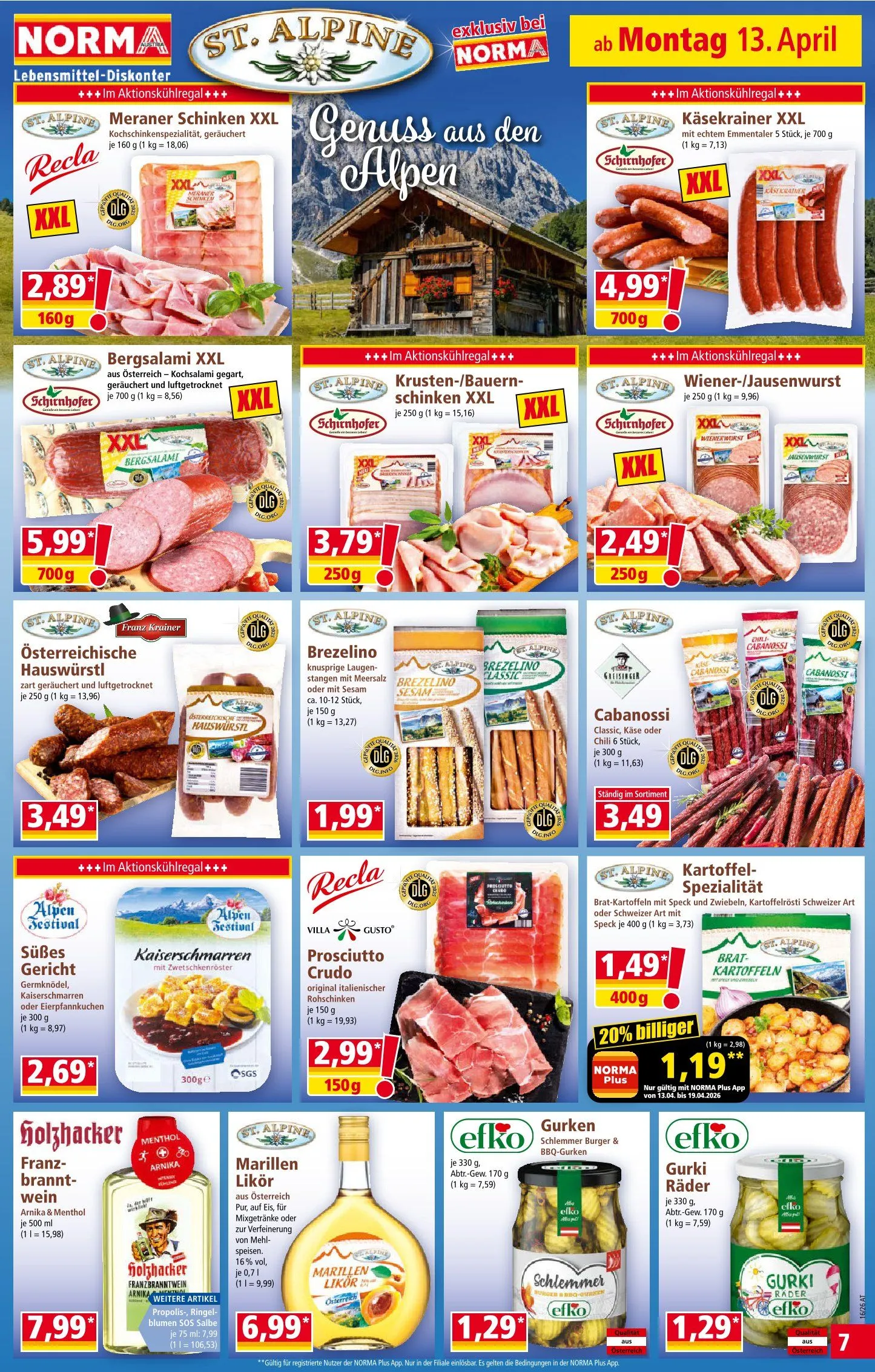 Norma Prospekte  von 8. April bis 13. April 2026 - Flugblätt seite  7