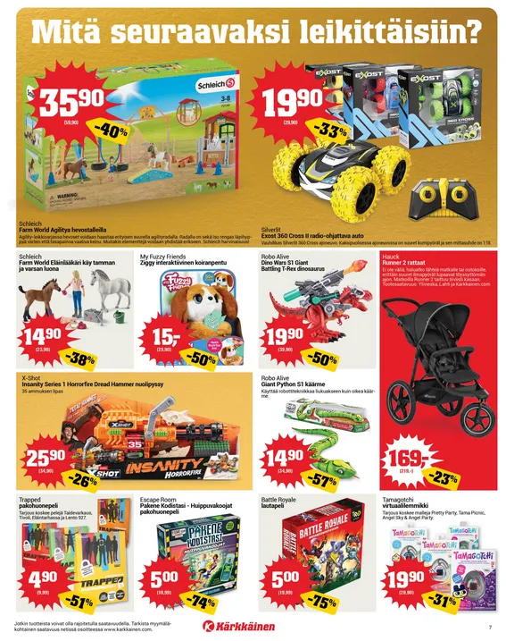 Kaupan Kärkkäinen  tarjoukset voimassa alkaen 22. lokakuuta - 4. marraskuuta 2025 - Tarjouslehti sivu 7