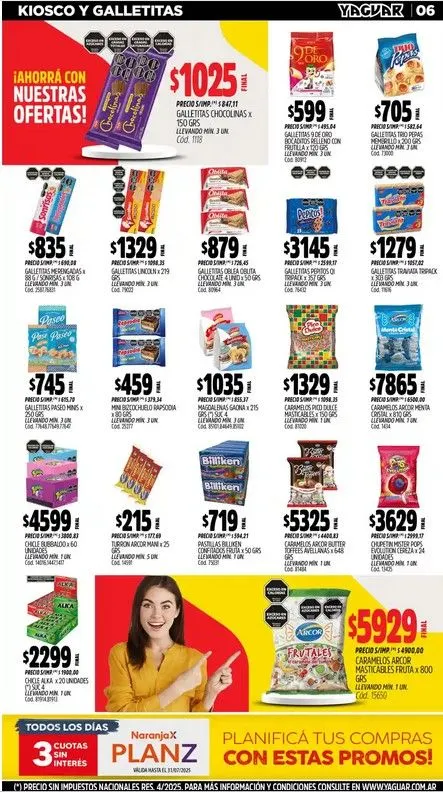 Ofertas de Ofertas Yaguar 28 de julio al 3 de agosto 2025 - Página 6 del catálogo
