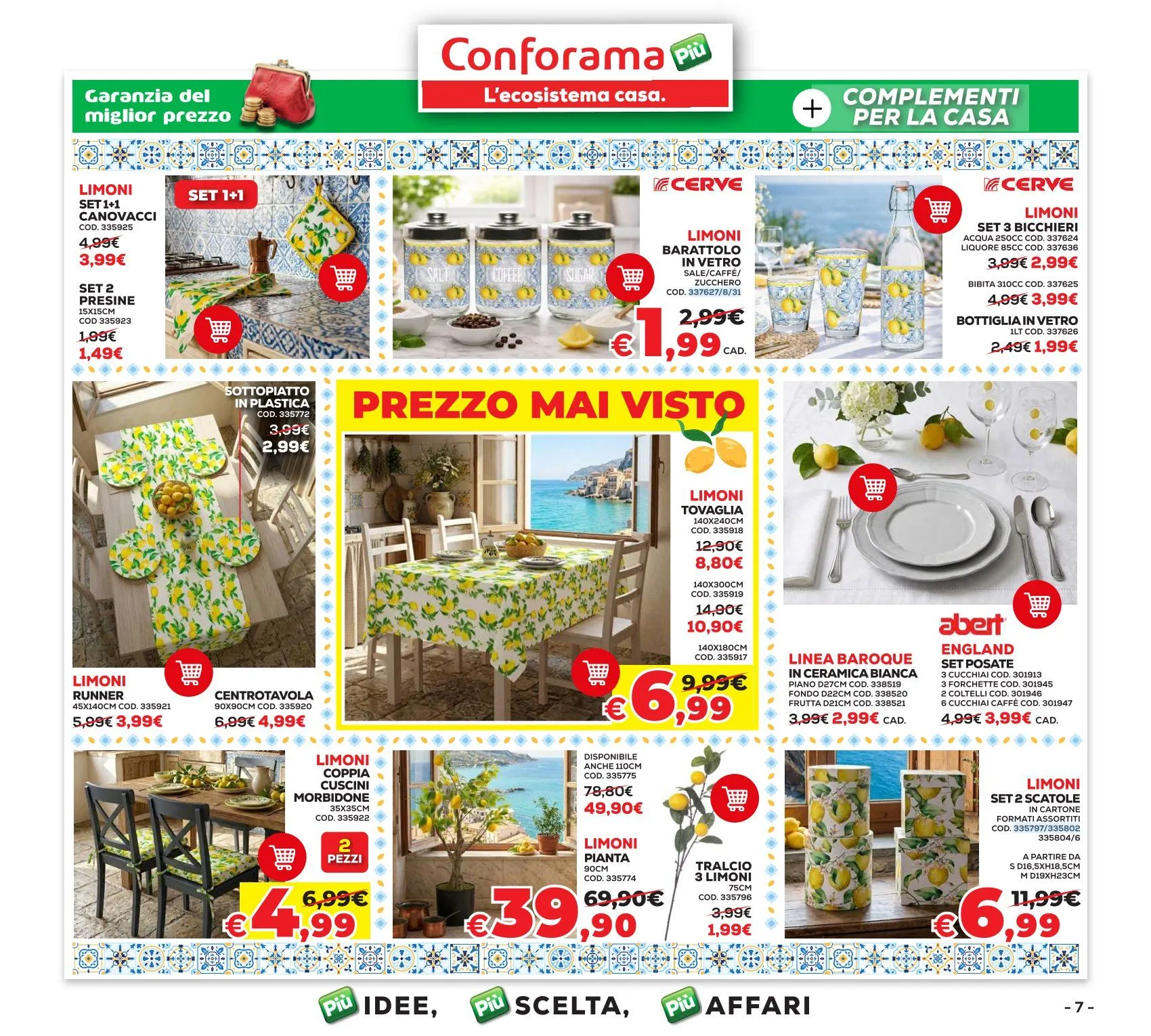 Volantini Conforama da 9 aprile a 28 aprile di 2026 - Pagina del volantino 7