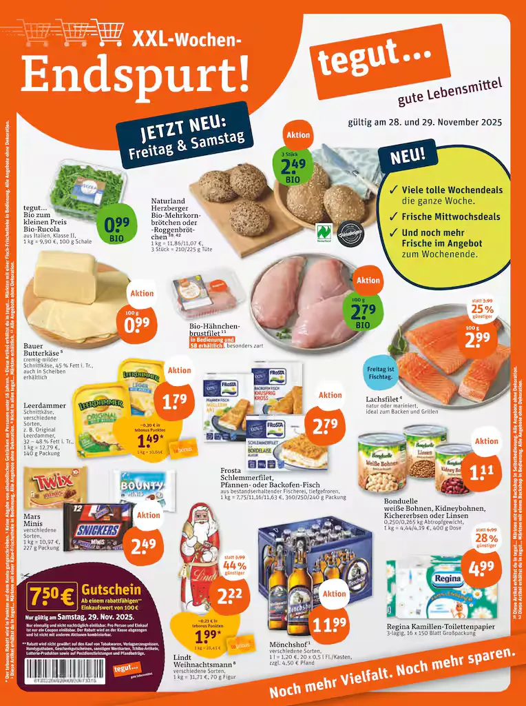 tegut... Angebote von 24. November bis 29. November 2025 - Prospekt seite 1