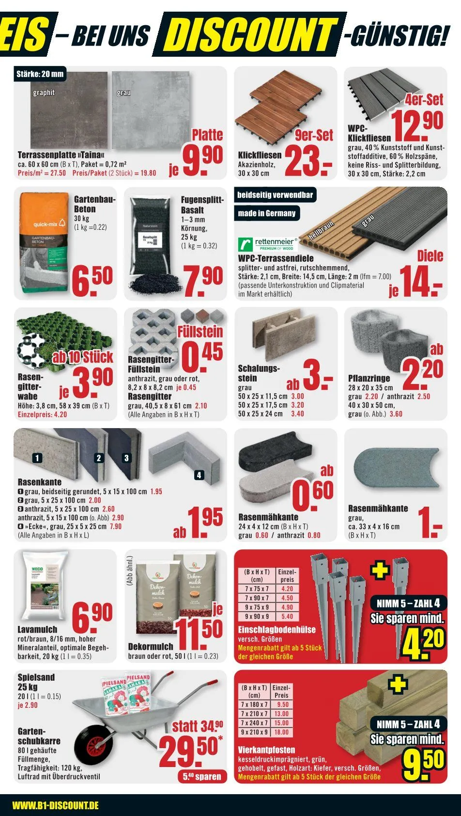  B1 Discount Baumarkt Angebote von 2. Mai bis 8. Mai 2026 - Prospekt seite 7