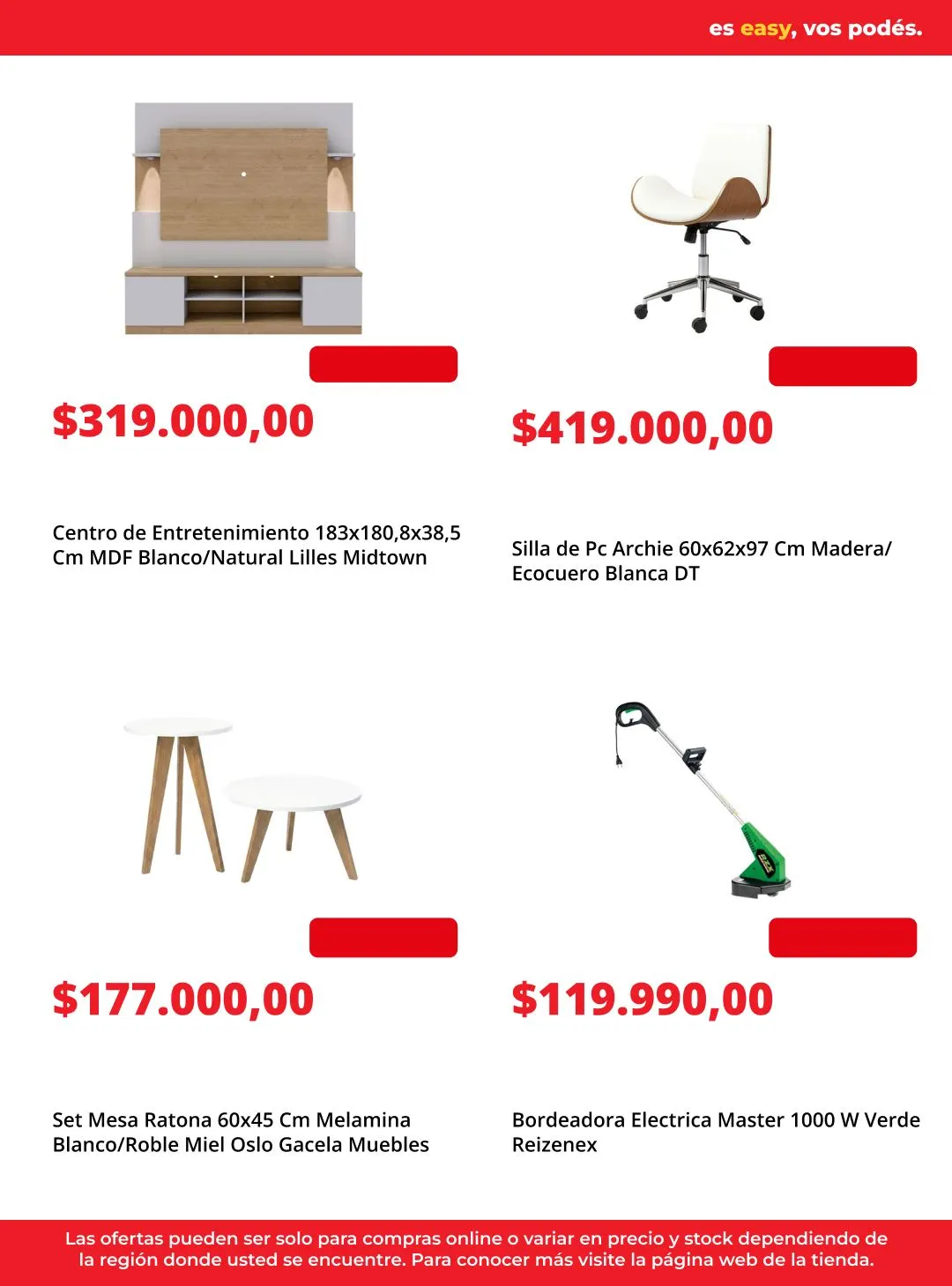 Ofertas de  Easy Ofertas 5 de junio al 24 de junio 2026 - Página 7 del catálogo