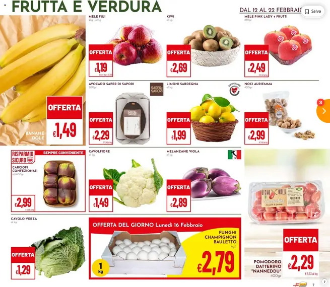  Volantini Pan da 12 febbraio a 22 febbraio di 2026 - Pagina del volantino 7
