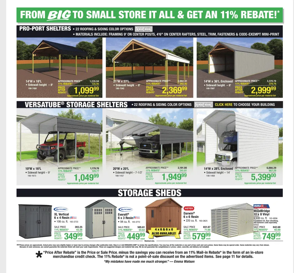 Weekly ad Menards Weekly Ad from October 30 to November 10 2024 - Page 6