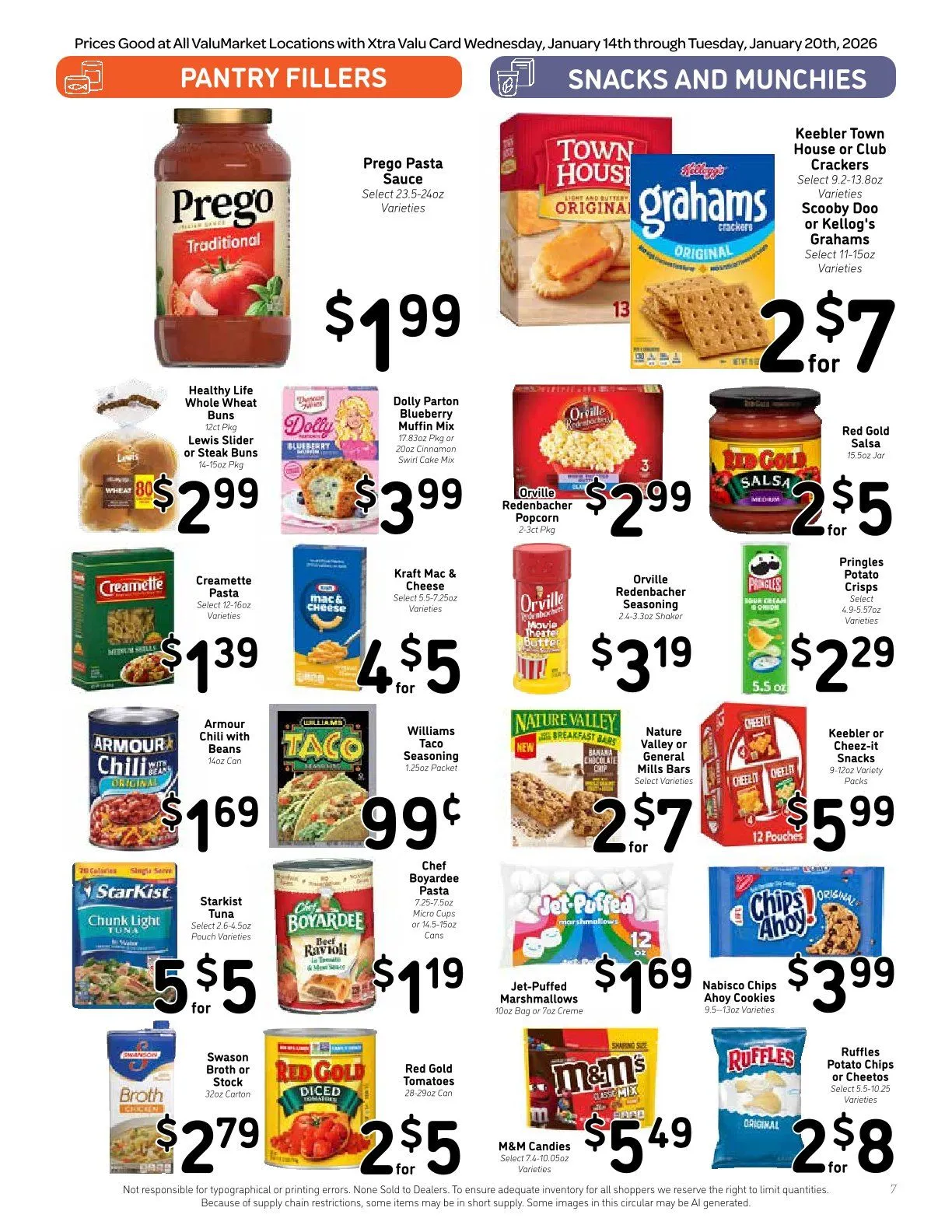 Weekly ad ValuMarket Sales from January 14 to January 20 2026 - Page 7