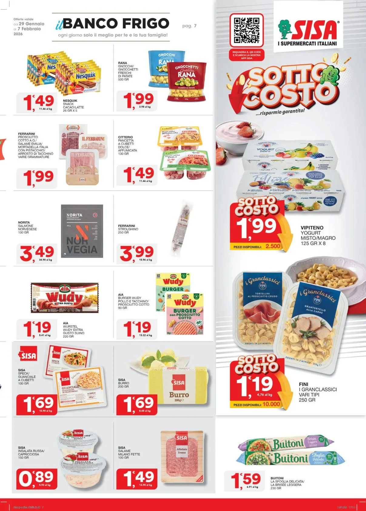 Volantini Sisa da 29 gennaio a 7 febbraio di 2026 - Pagina del volantino 7