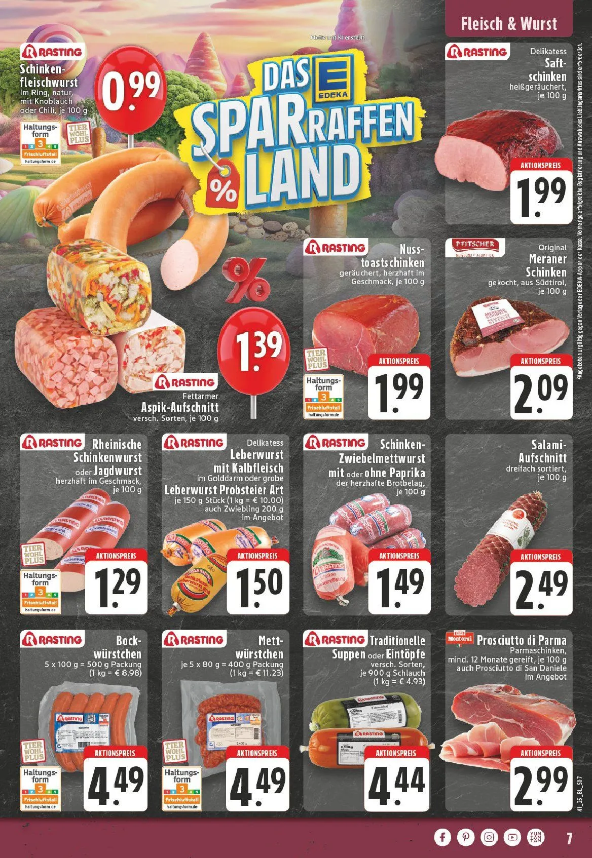 Edeka Prospekte von 5. Oktober bis 10. Oktober 2025 - Prospekt seite 7