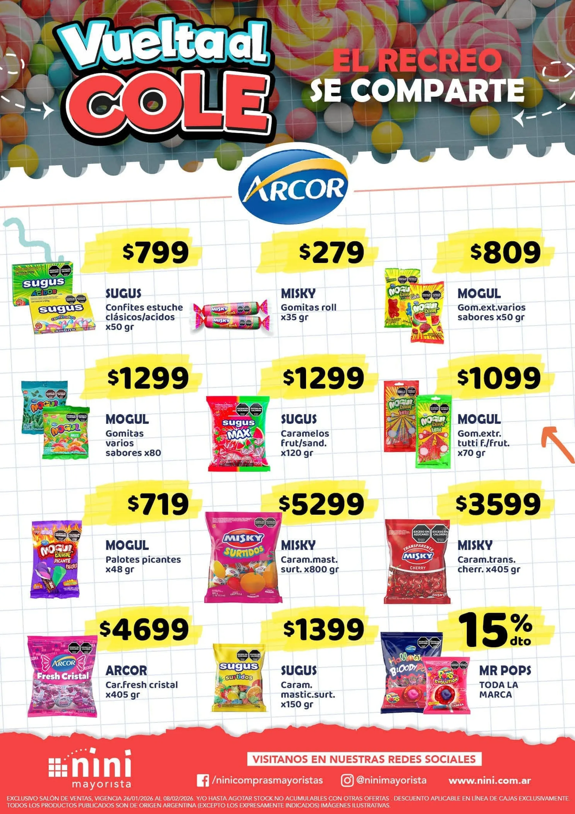 Ofertas de  Nini Mayorista Ofertas 26 de enero al 8 de febrero 2026 - Página 7 del catálogo