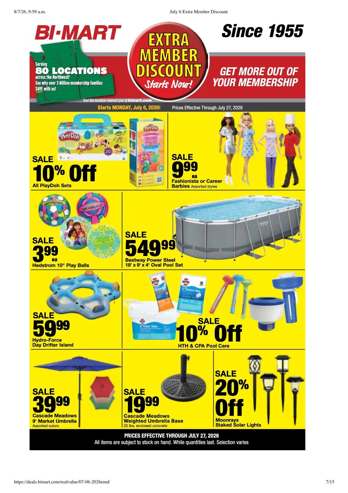 Weekly ad Bi-Mart Sales from July 6 to July 27 2026 - Page 7
