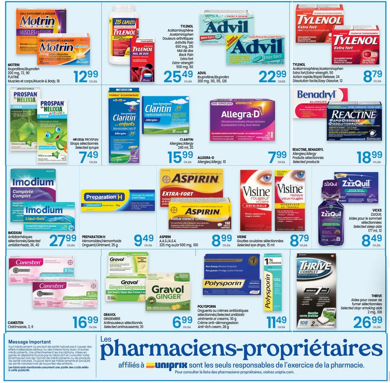 Uniprix Sales from May 7 to May 13 2026 - flyer page 7