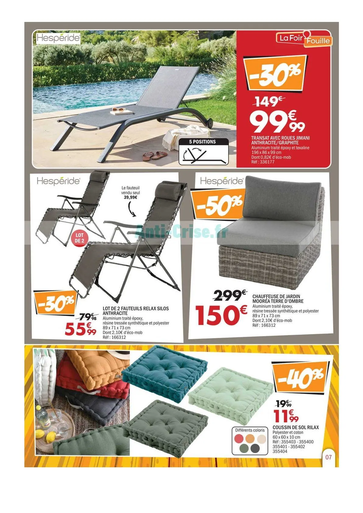 Catalogues La Foir'Fouille du 24 juin au 5 juillet 2026 - Catalogue page 7
