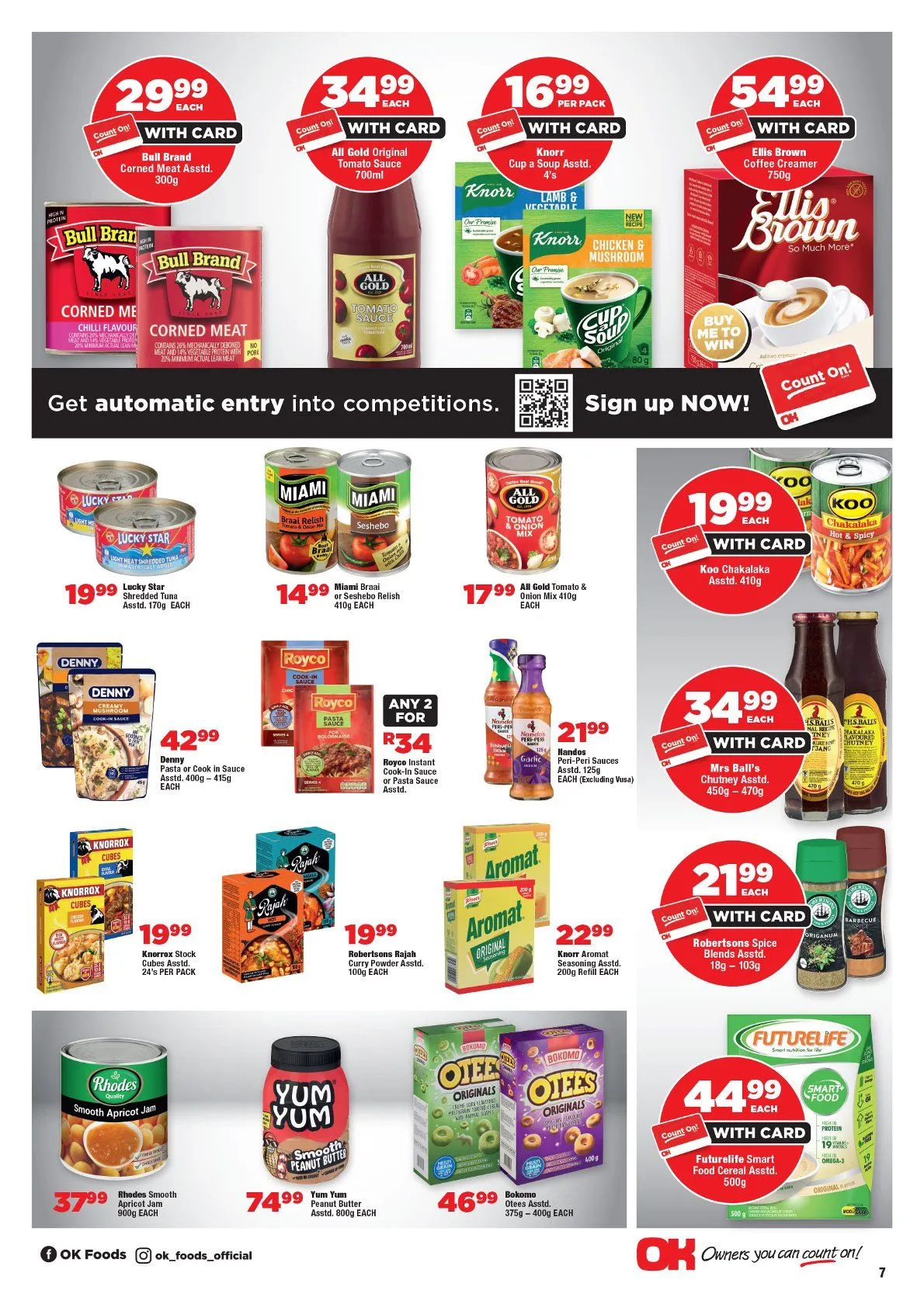 OK Foods Sales from 25 August to 7 September 2025 - Catalogue Page 7