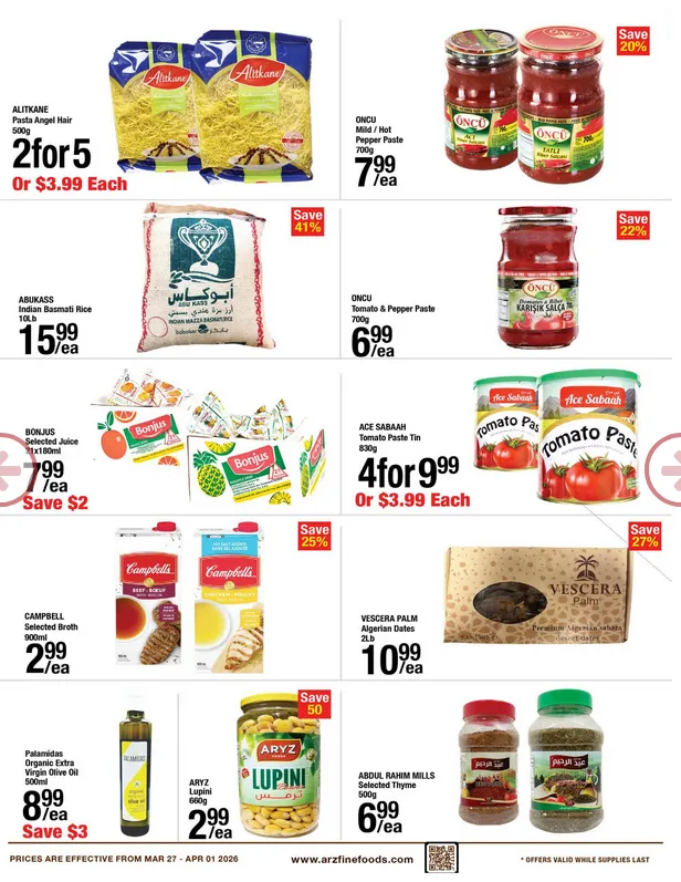 Arz Fine Foods Sales from March 27 to April 1 2026 - flyer page 7