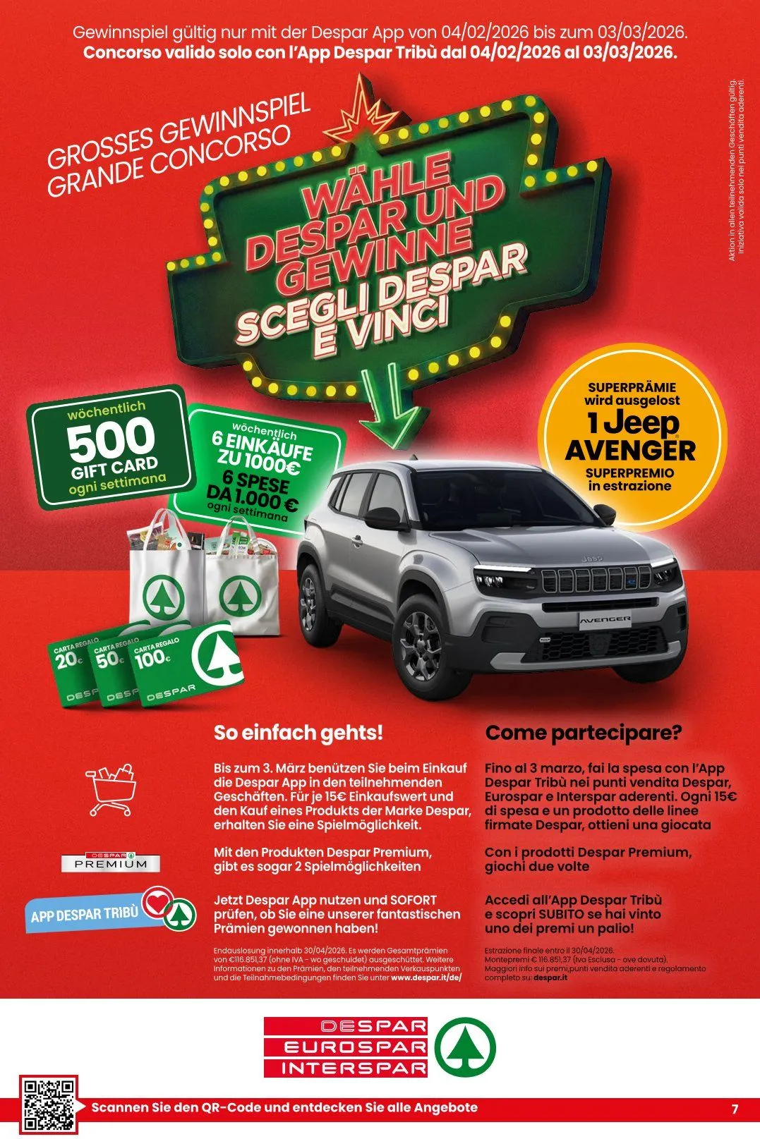  Volantini Despar da 5 febbraio a 14 febbraio di 2026 - Pagina del volantino 7