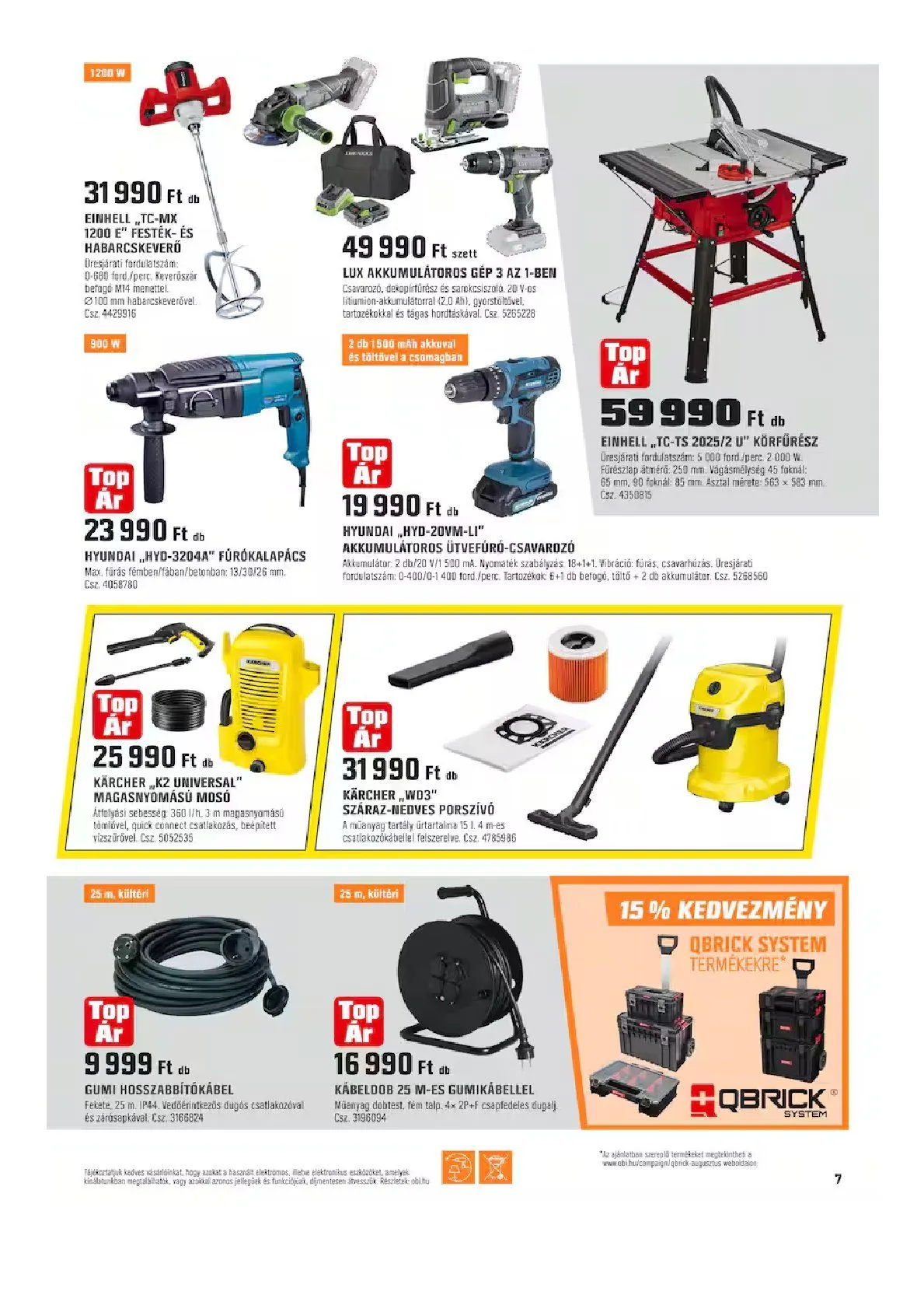Katalógus OBI legfrissebb ajánlatai augusztus 1.-tól augusztus 31.-ig 2025. - Oldal 7