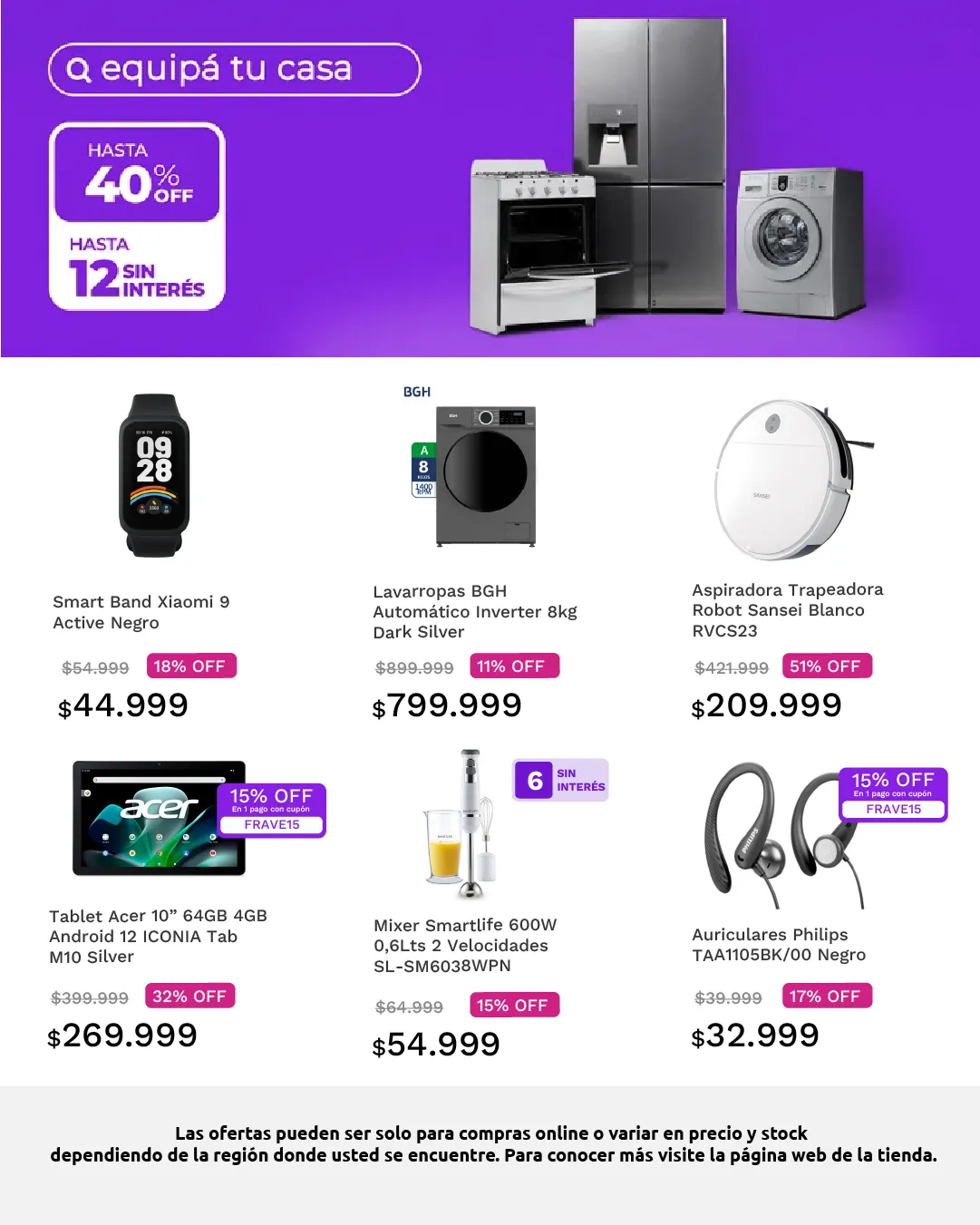 Ofertas de Frávega Ofertas y descuentos 22 de mayo al 5 de junio 2025 - Página 6 del catálogo