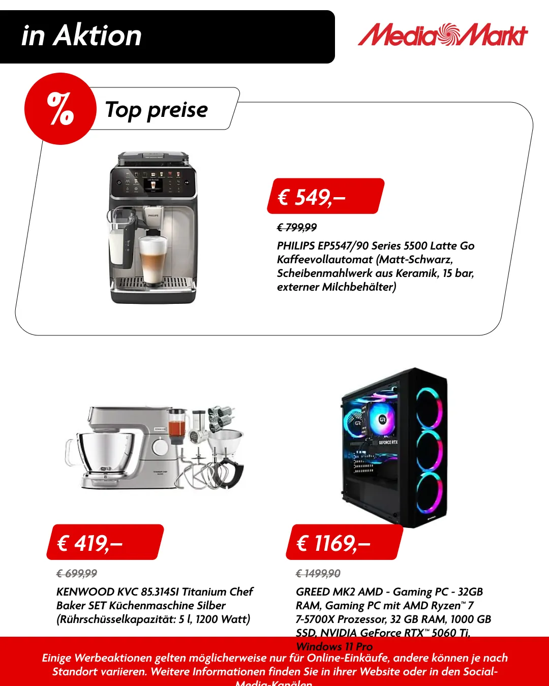 Mediamarkt von 20. Juli bis 8. August 2026 - Flugblätt seite 7
