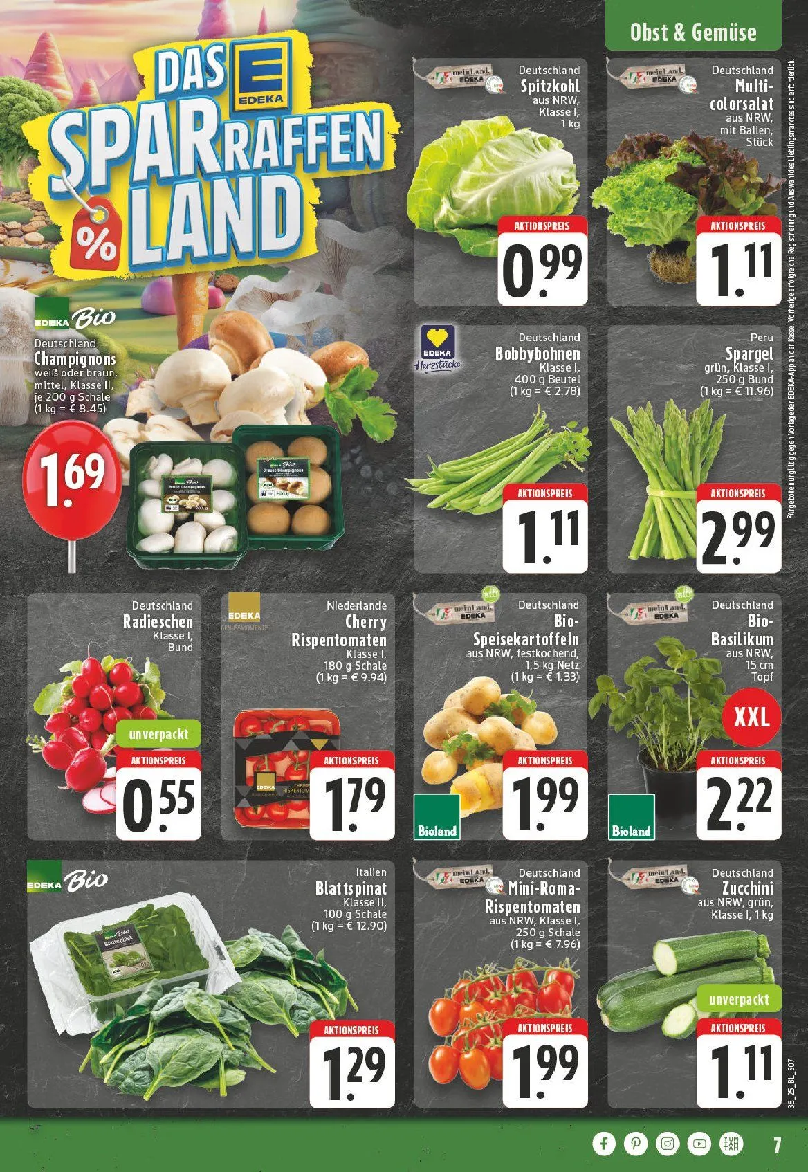 Edeka Prospekte von 1. September bis 6. September 2025 - Prospekt seite 7
