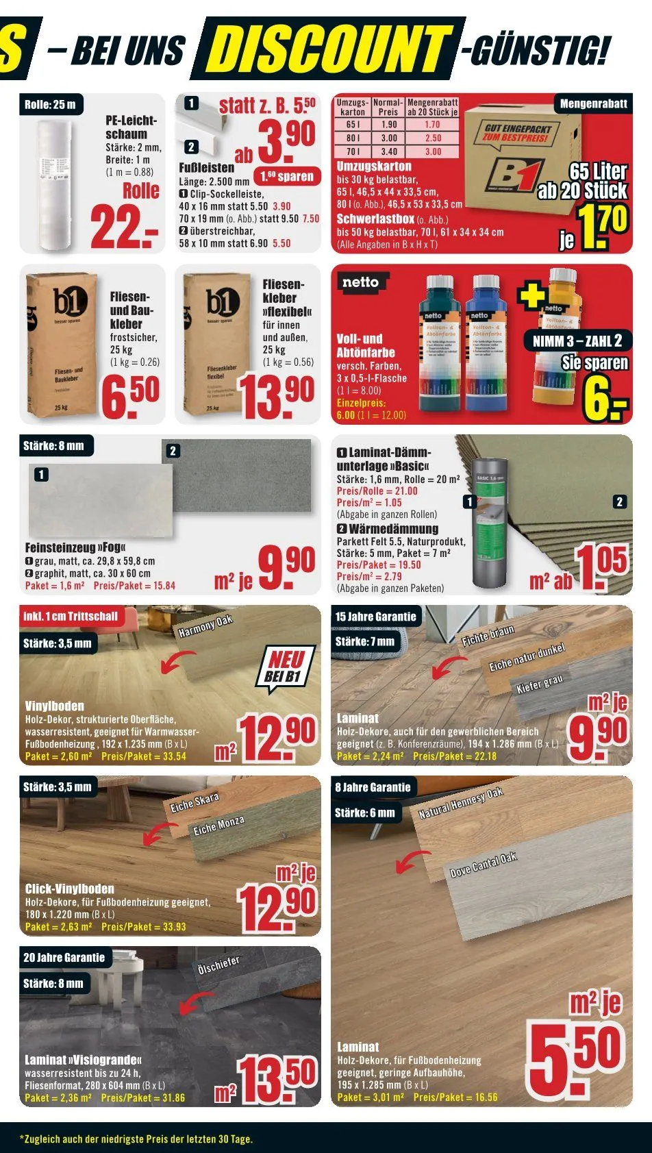 B1 Discount Baumarkt Angebote von 20. Juni bis 26. Juni 2026 - Prospekt seite 7
