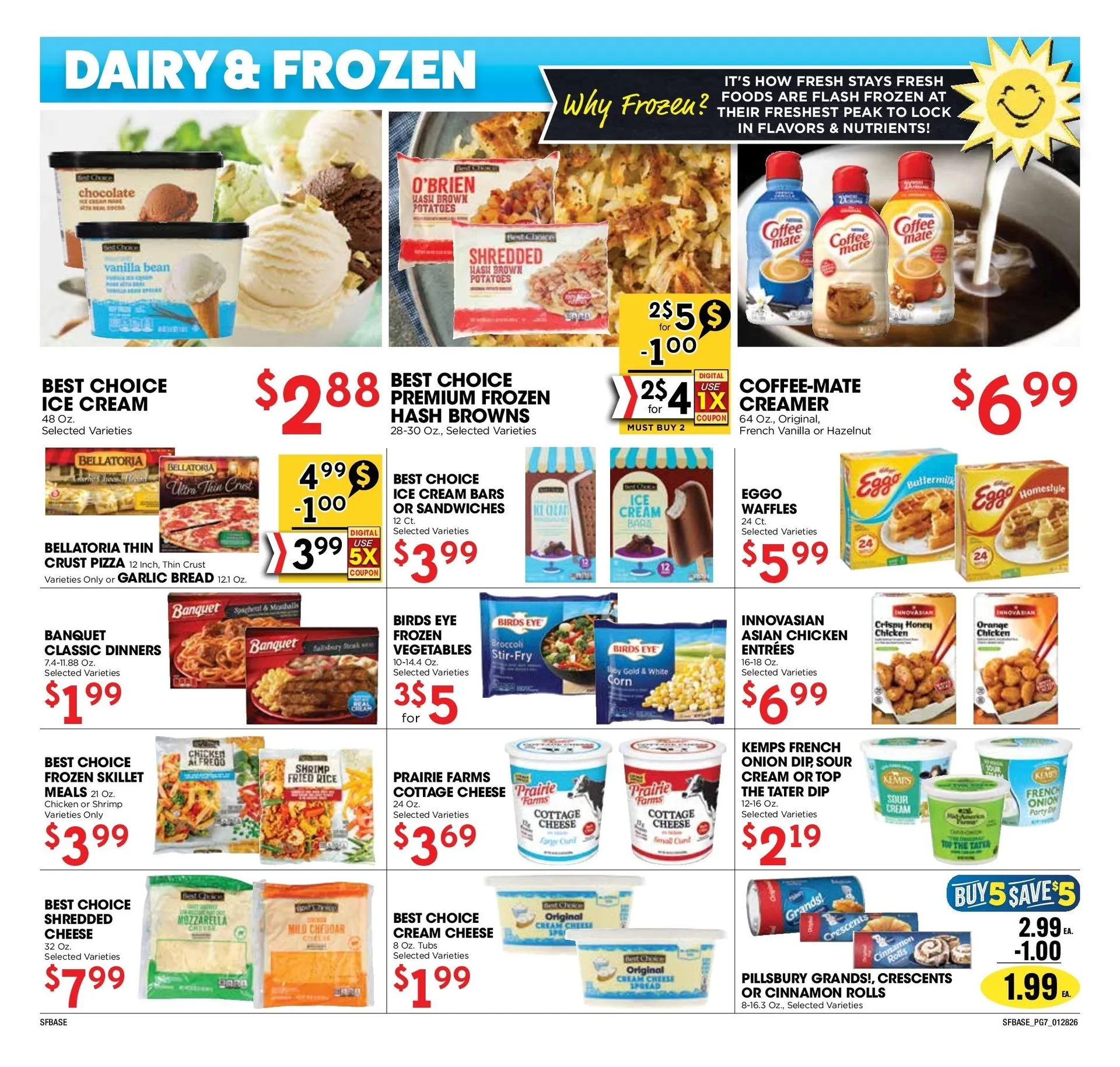 Weekly promotion Sunshine Foods Sales spanning from January 28 to February 3 2026 - Page 7 for Catalogue 365