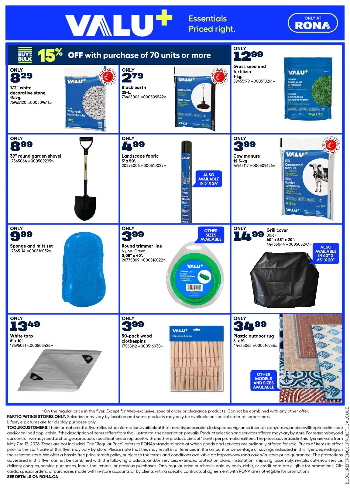 RONA Sales from May 8 to May 13 2026 - flyer page 7