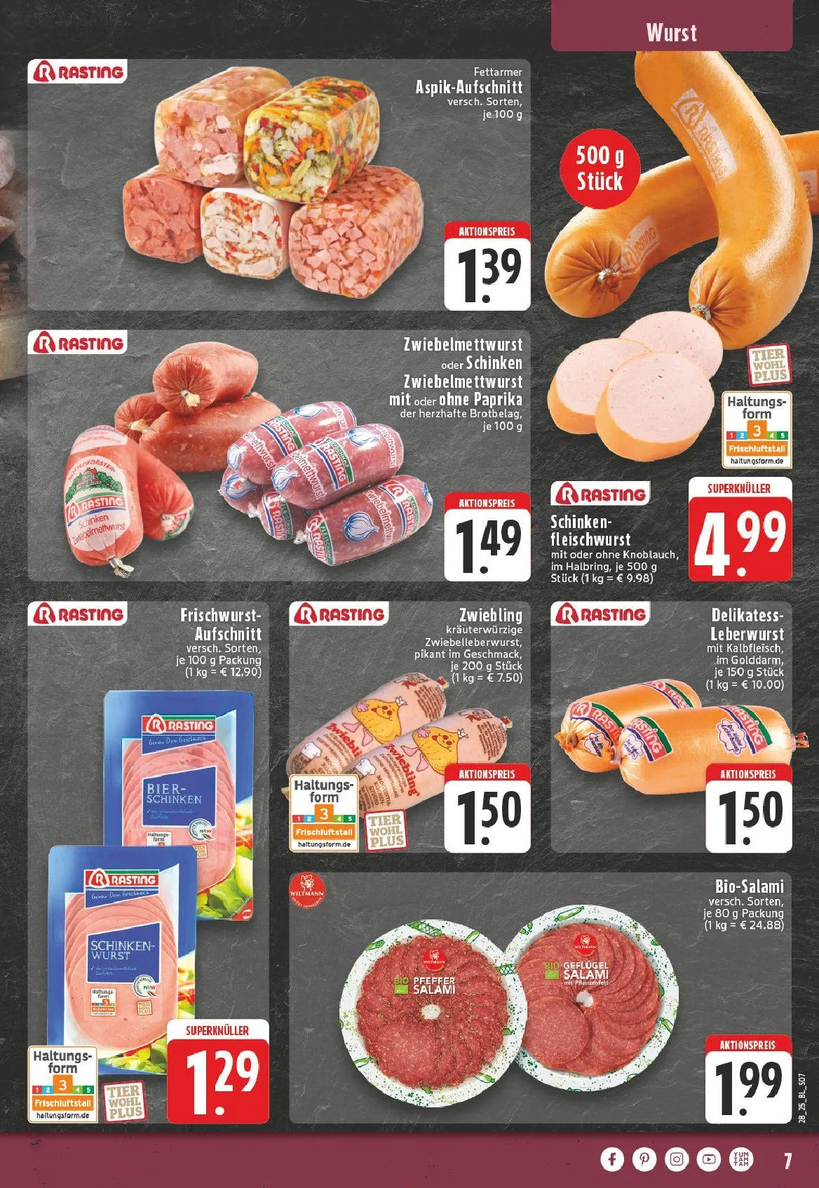 Edeka Prospekte von 7. Juli bis 12. Juli 2025 - Prospekt seite 7