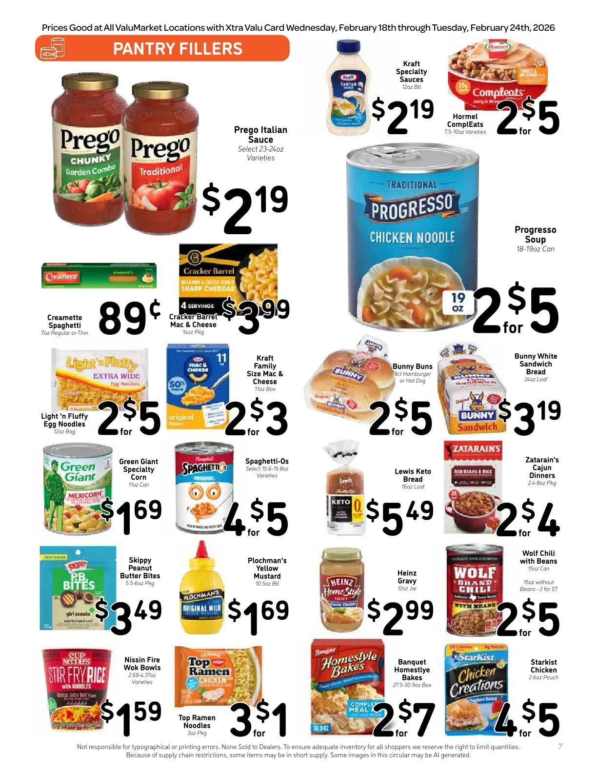 Weekly ad  ValuMarket Sales from February 18 to February 24 2026 - Page 7