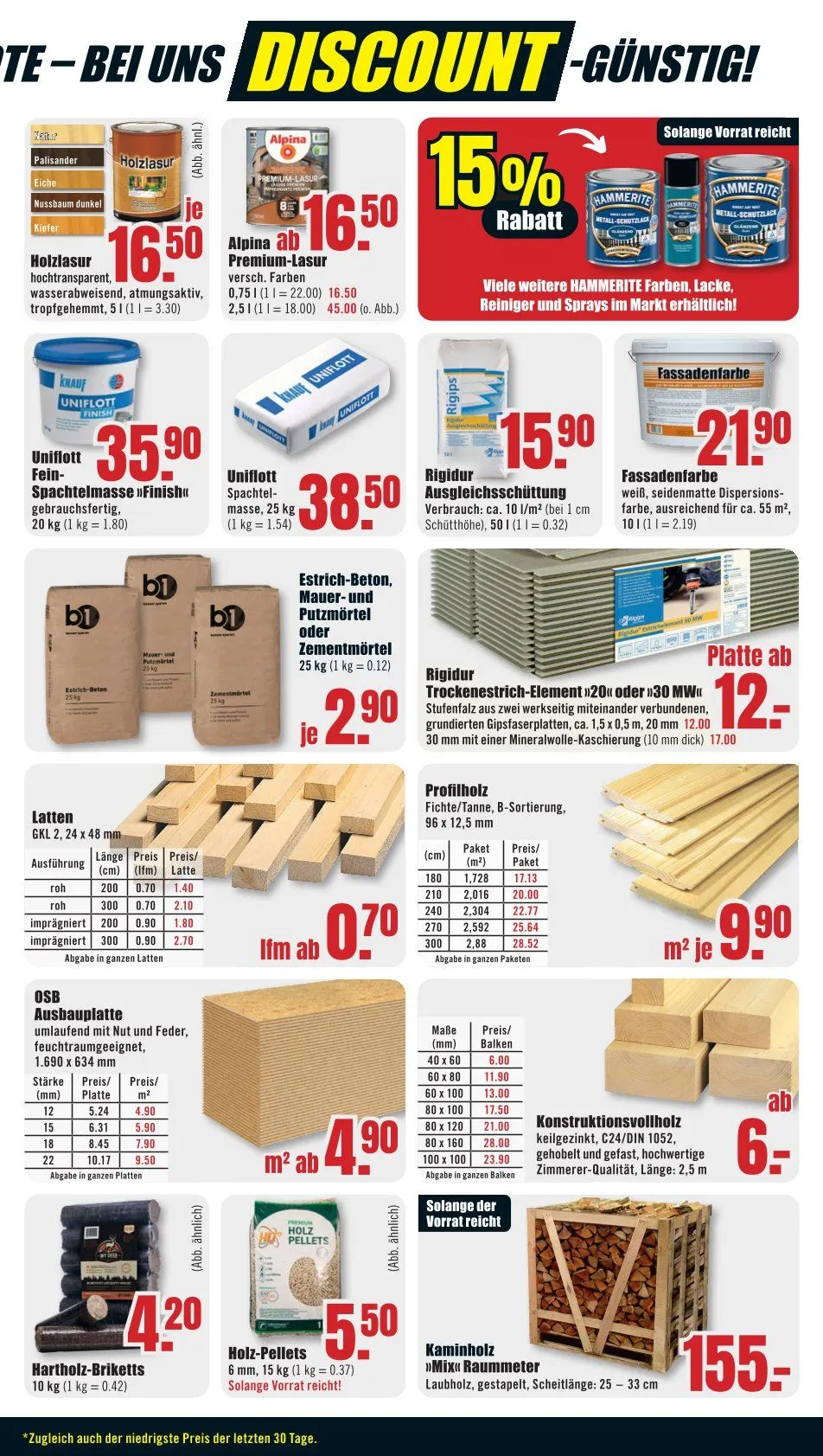 B1 Discount Baumarkt Prospekte von 14. März bis 20. März 2026 - Prospekt seite 7