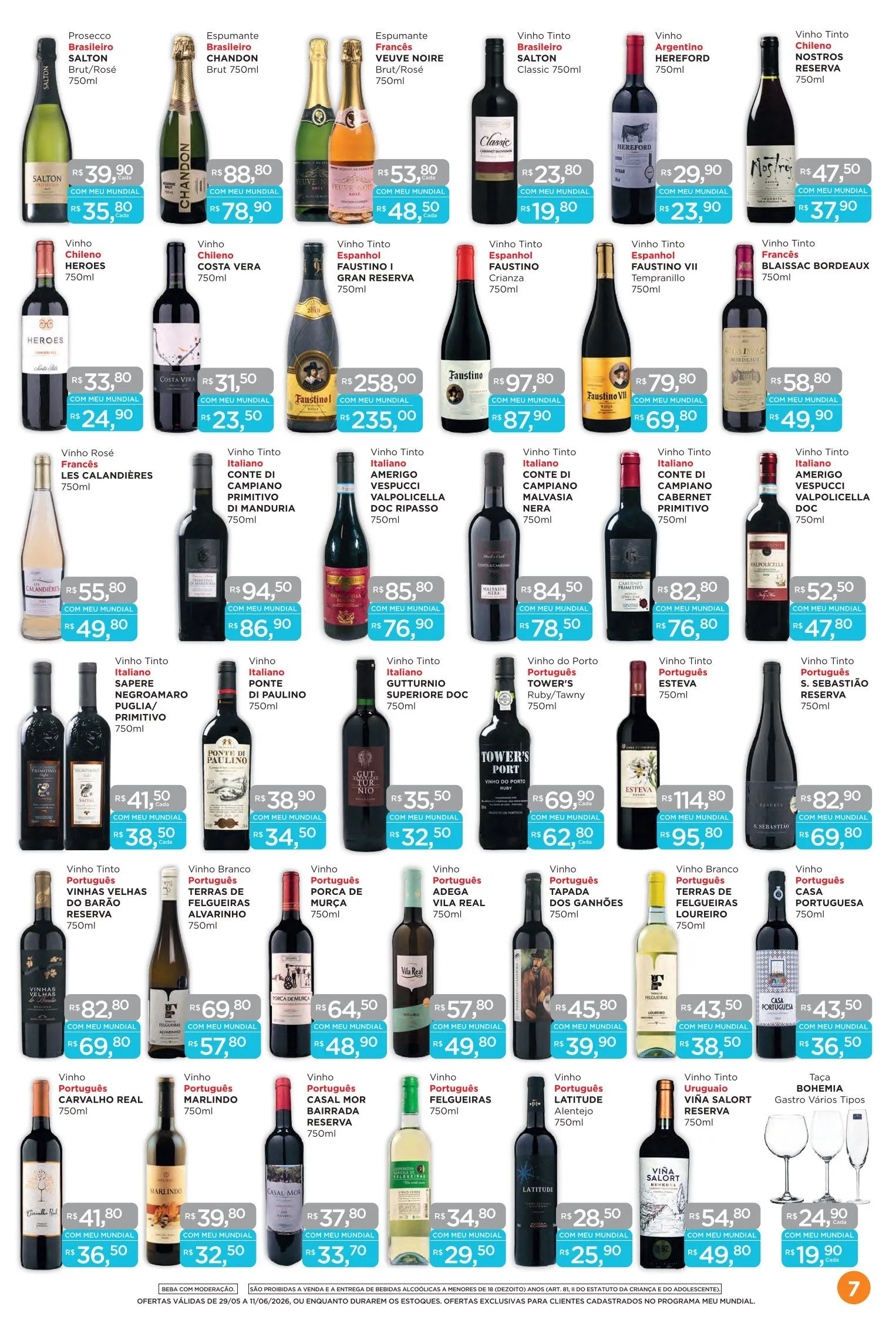 Encarte de Folhetos Supermercados Mundial 29 de maio até 11 de junho 2026 - Pagina 7