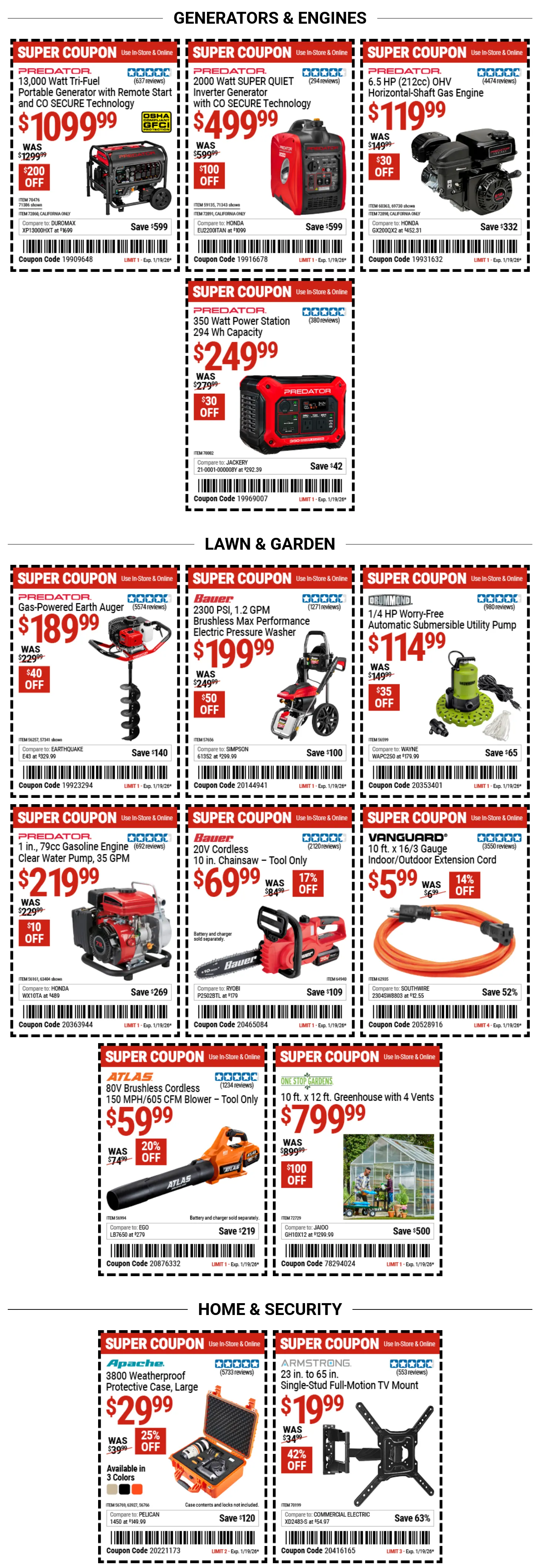 Weekly ad Harbor Freight Sales from December 29 to January 19 2026 - Page 7