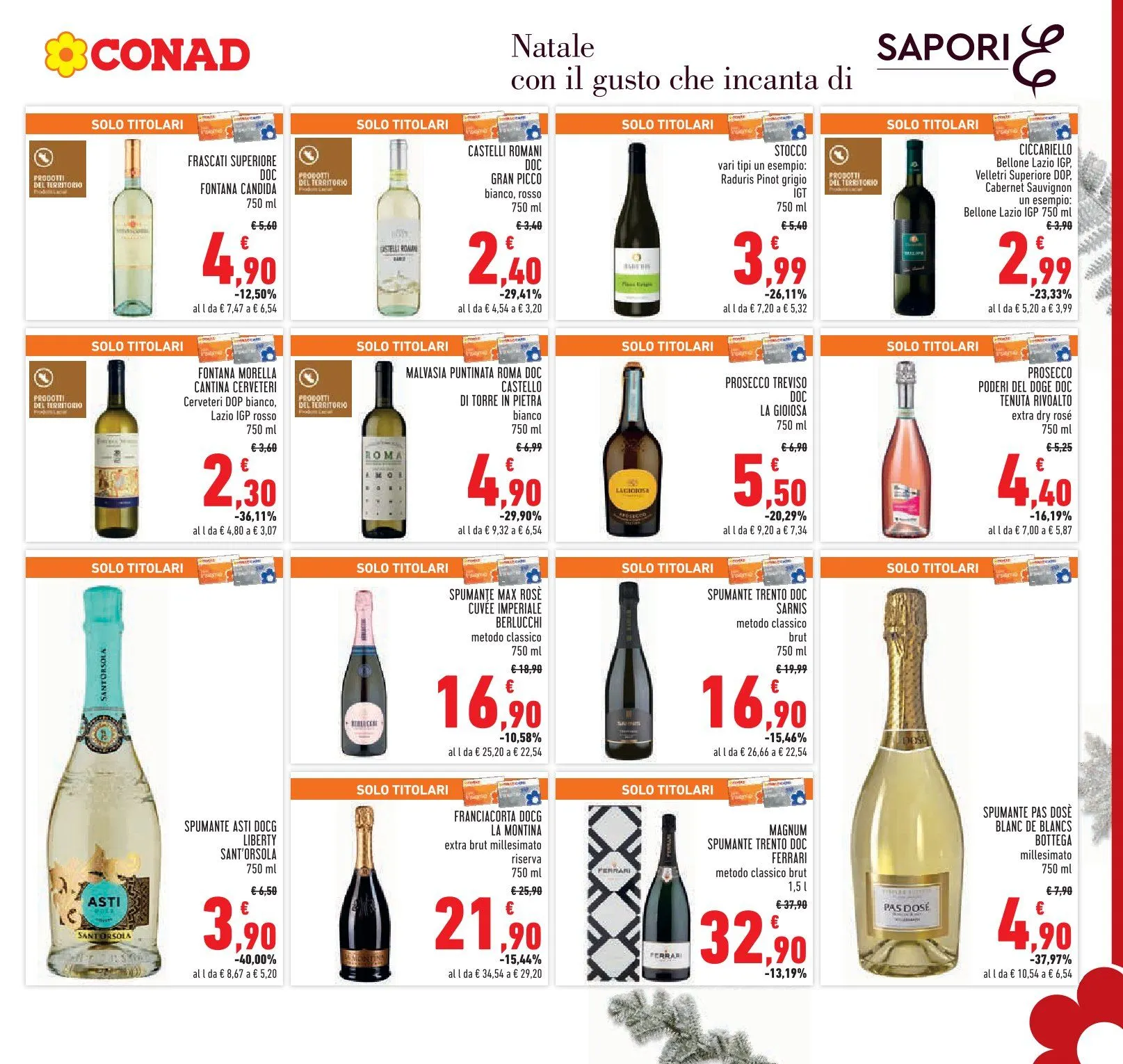  Sapori & Dintorni Conad da 10 dicembre a 26 dicembre di 2025 - Pagina del volantino 7