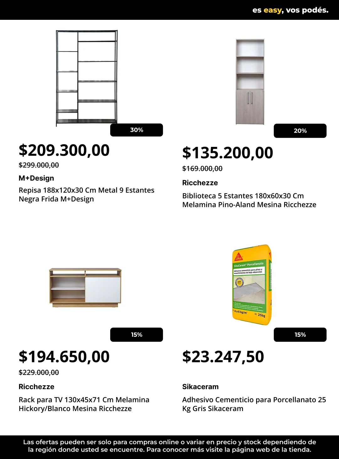 Ofertas de  Easy Ofertas 14 de abril al 3 de mayo 2026 - Página 7 del catálogo