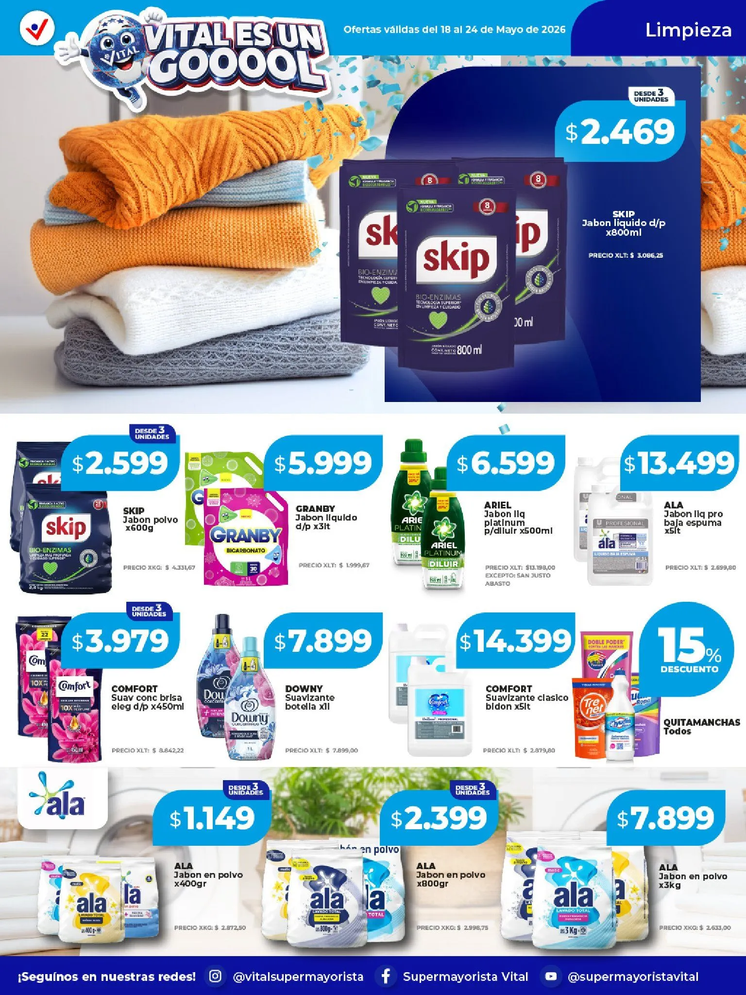 Ofertas de Vital Ofertas 18 de mayo al 24 de mayo 2026 - Página 7 del catálogo