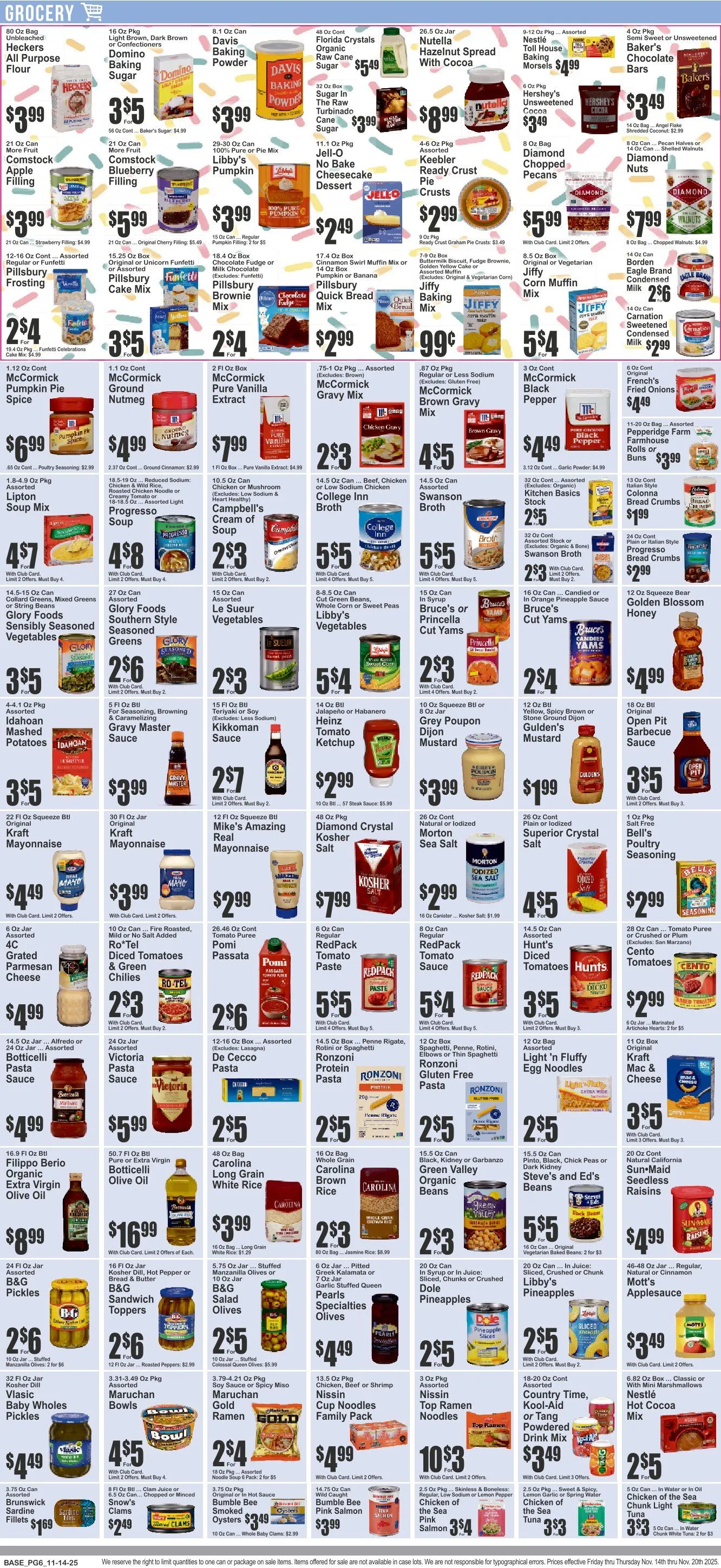 Weekly promotion Food Universe Sales spanning from November 17 to November 20 2025 - Page 7 for Catalogue 365