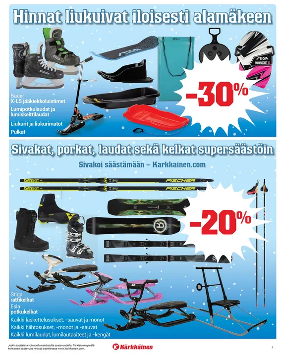 Kaupan Kärkkäinen uusimmat tarjoukset voimassa alkaen 4. helmikuuta - 17. helmikuuta 2026 - Tarjouslehti sivu 7