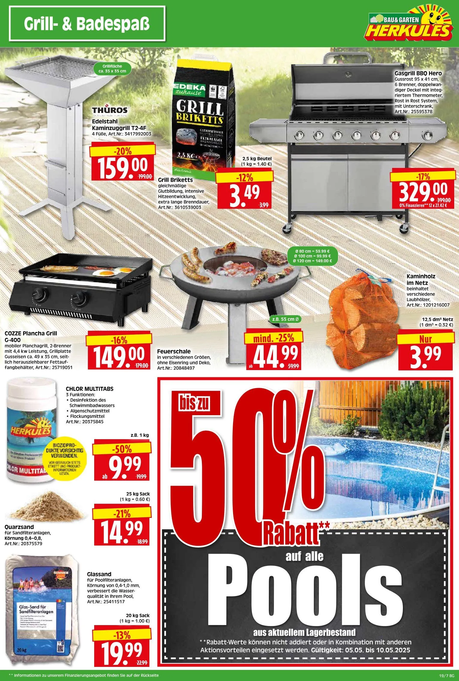 Herkules Baumarkt  Prospekte von 5. Mai bis 10. Mai 2025 - Prospekt seite 7