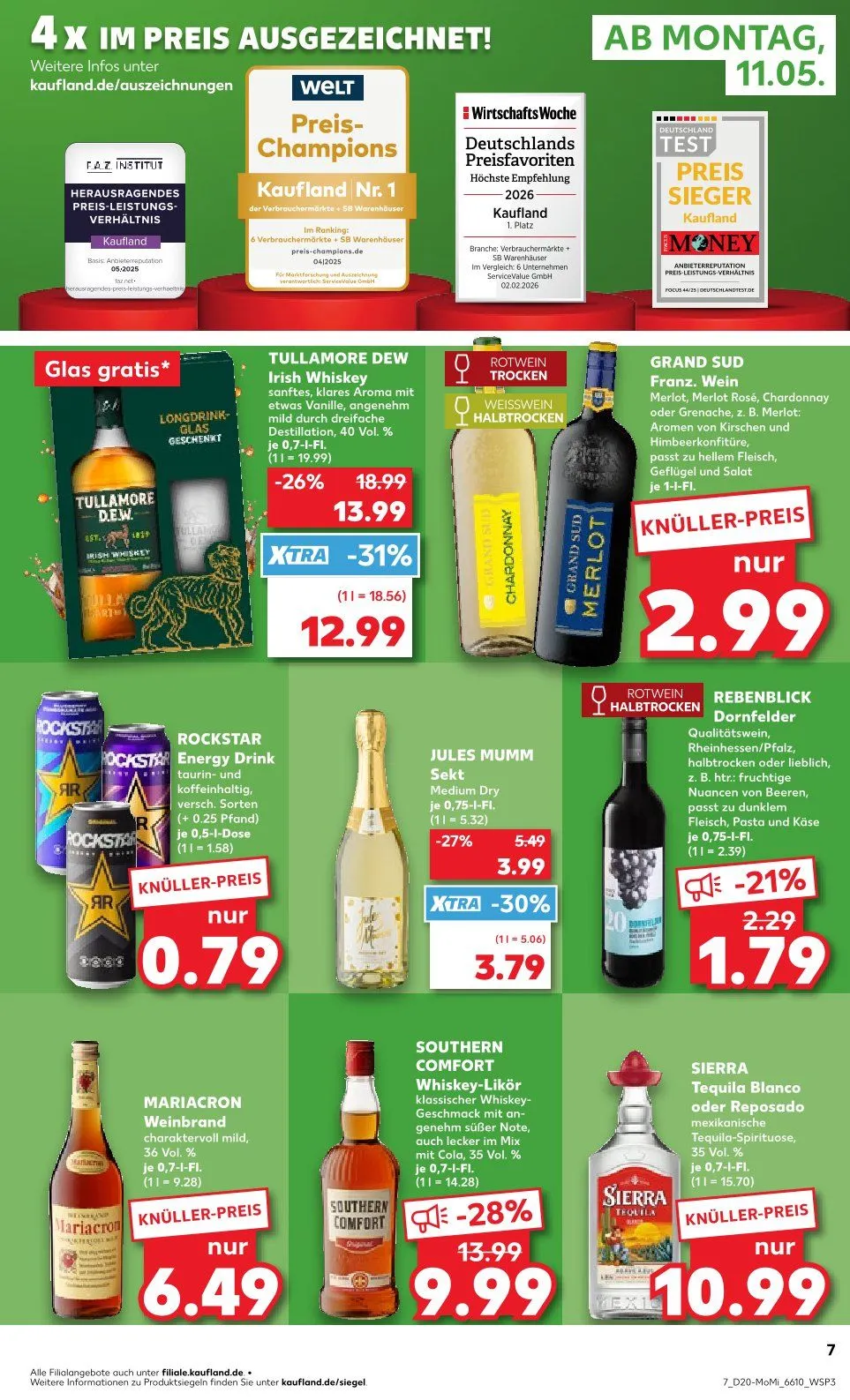 Kaufland Prospekte von 11. Mai bis 13. Mai 2026 - Prospekt seite 7