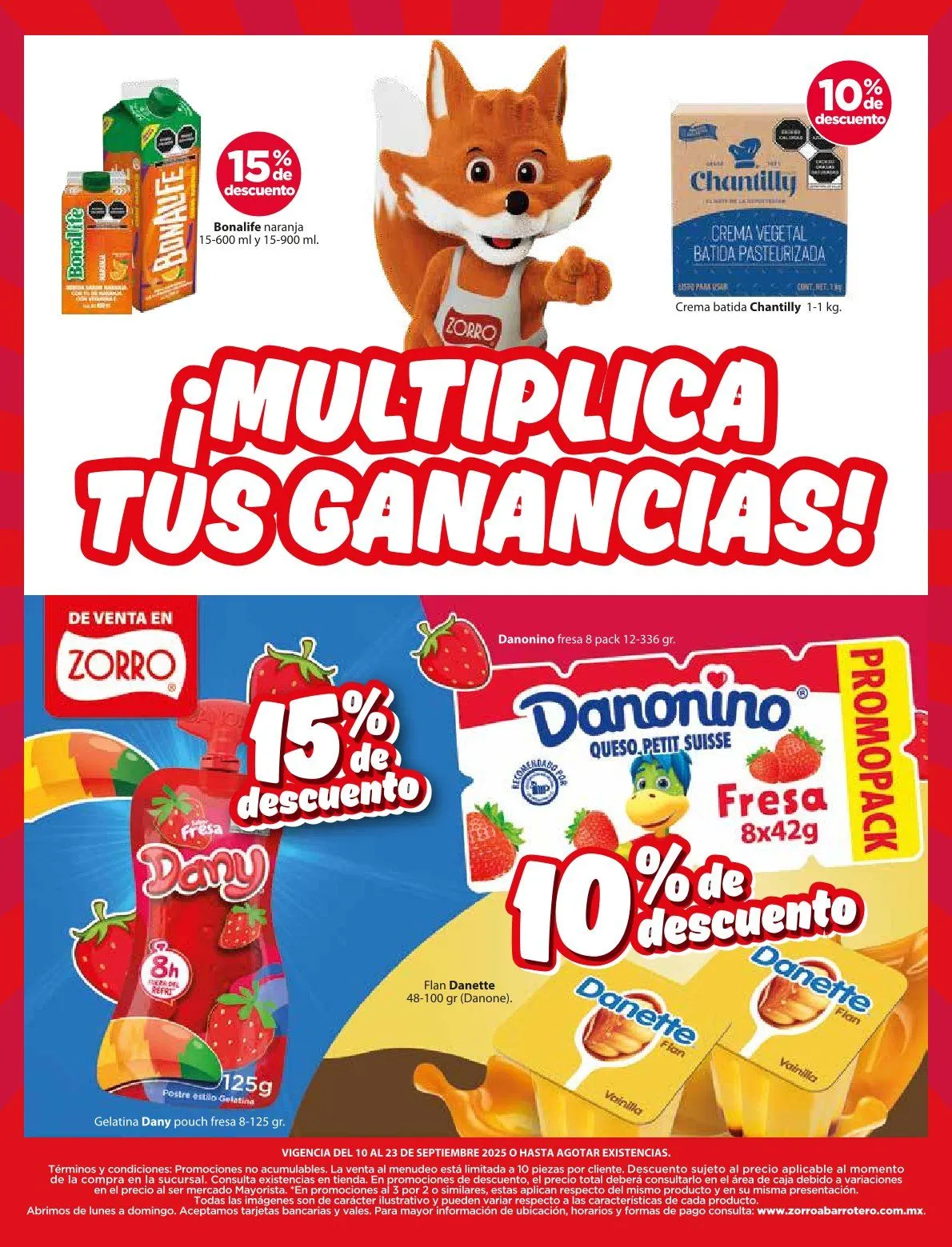 Catálogo de Zorro Ofertas 10 de septiembre al 23 de septiembre 2025 - Pagina 7