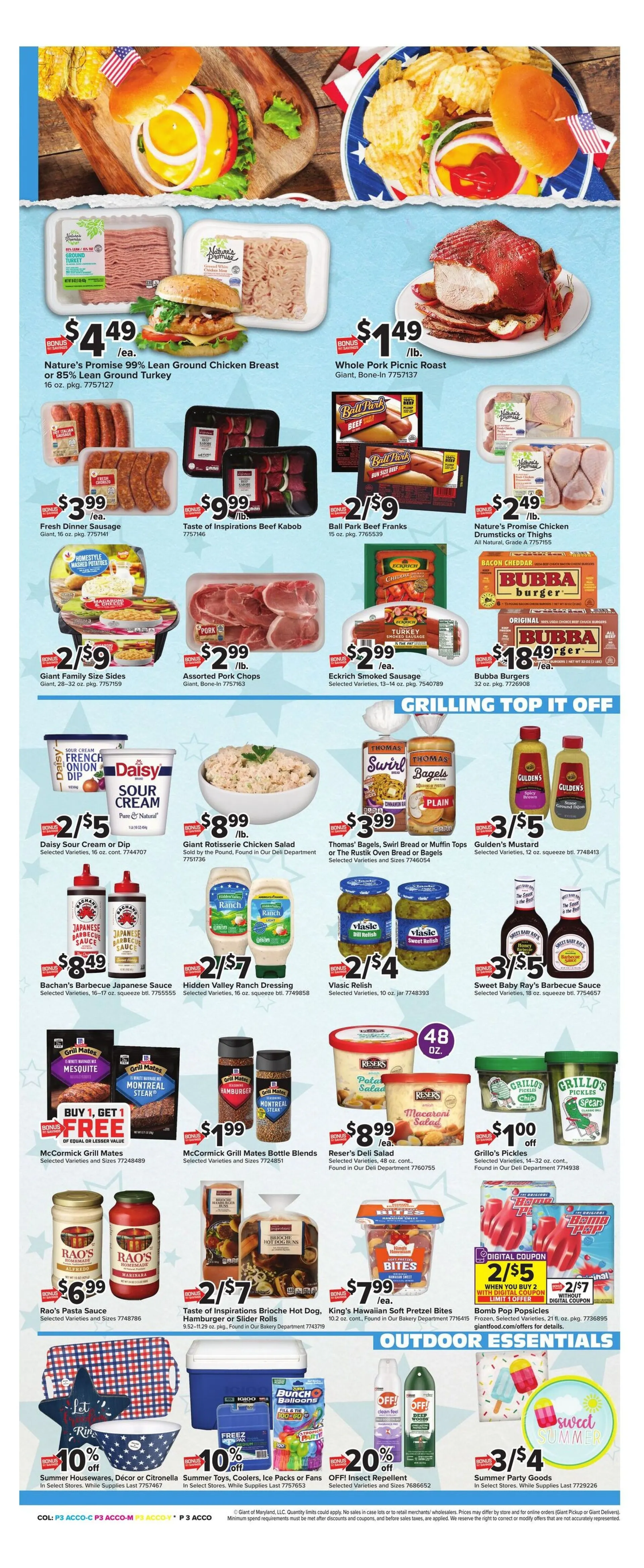 Weekly promotion  Giant Food Sales spanning from May 22 to May 28 2026 - Page 7 for Catalogue 365
