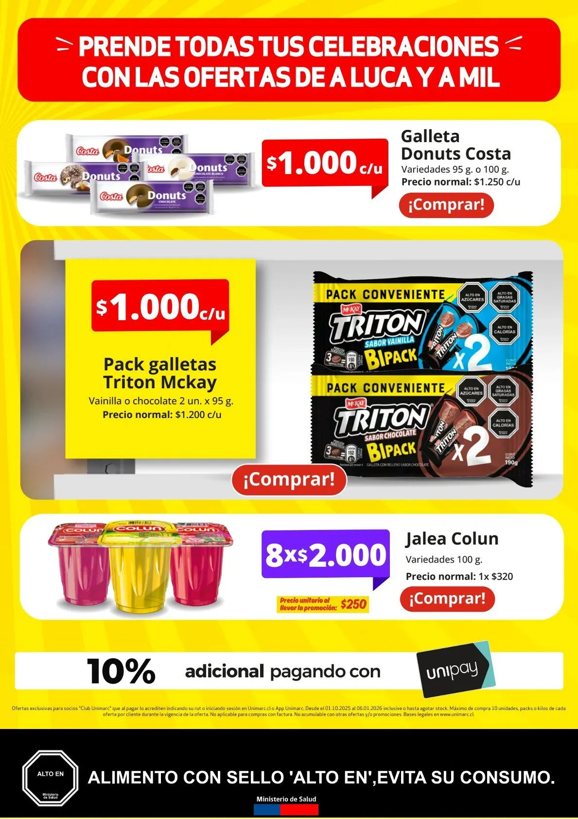 Catálogo de Unimarc Ofertas 21 de octubre al 31 de octubre 2025 - Página 7