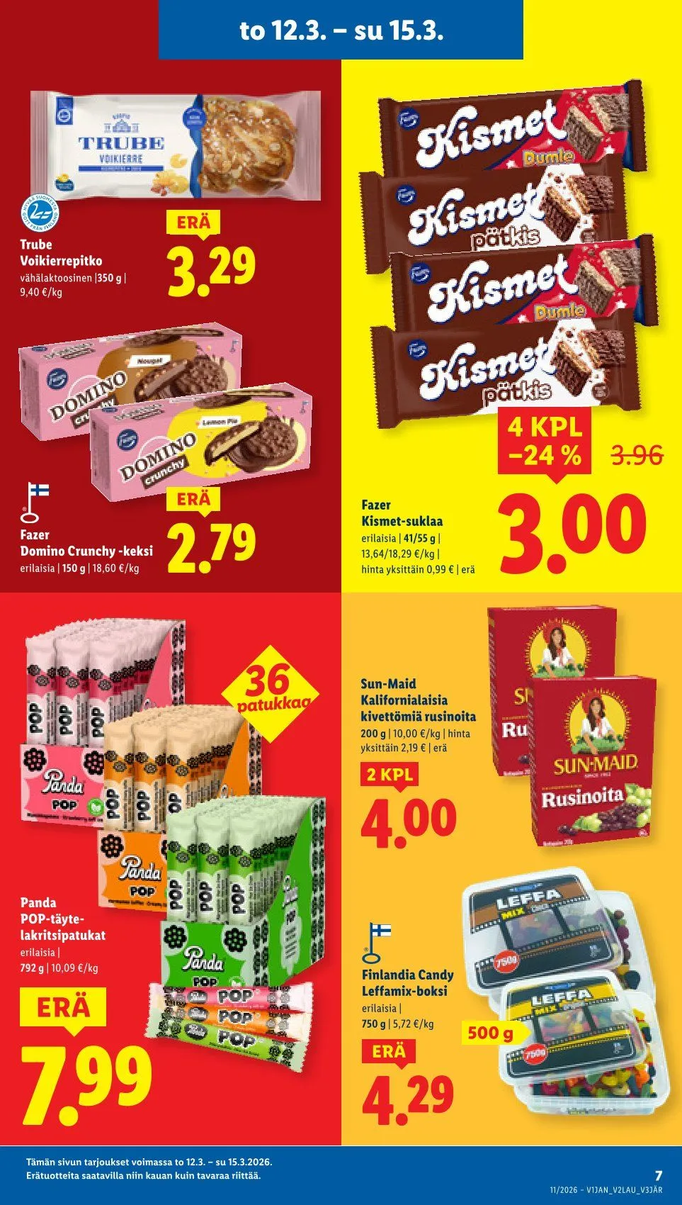  Kaupan Lidl uusimmat tarjoukset voimassa alkaen 12. maaliskuuta - 18. maaliskuuta 2026 - Tarjouslehti sivu 7